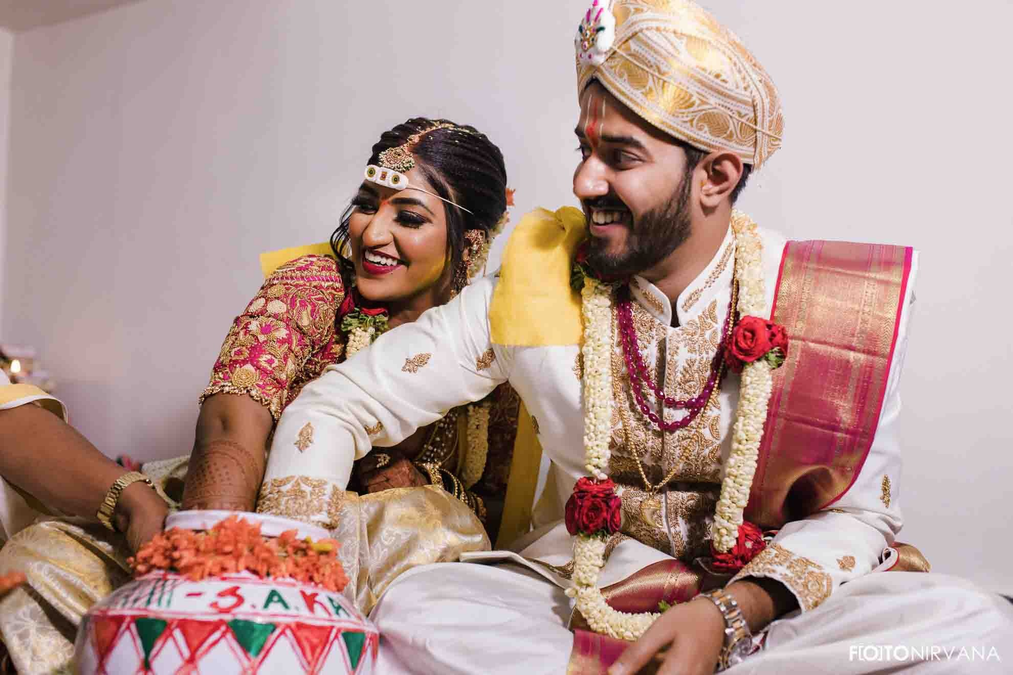 POORNIMA + KAUSHIK. CANDID WEDDING PHOTOGRAPHER in BANGALORE