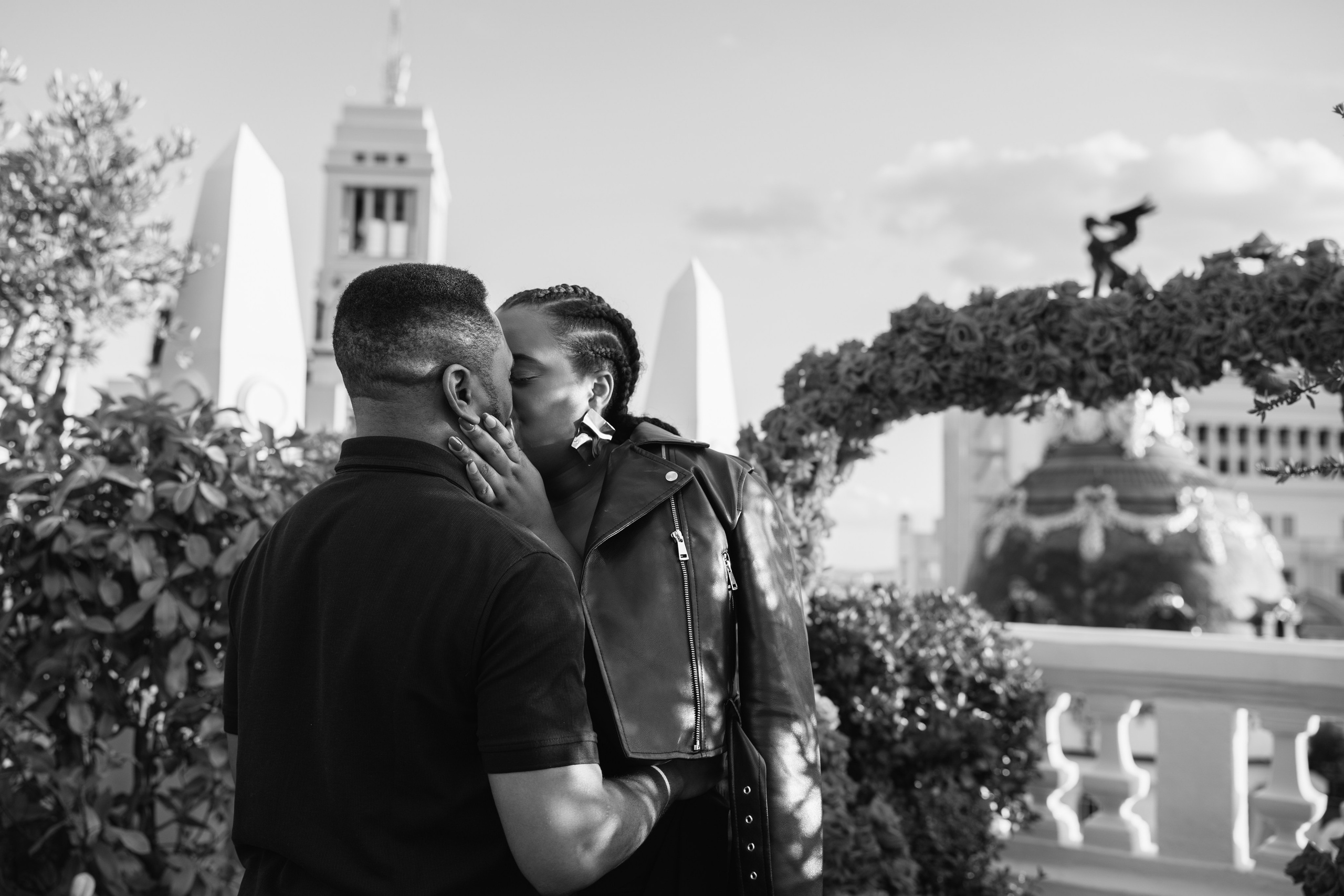 Surprise proposal at the rooftop. Фотограф в Мадриде Алена Белянинова