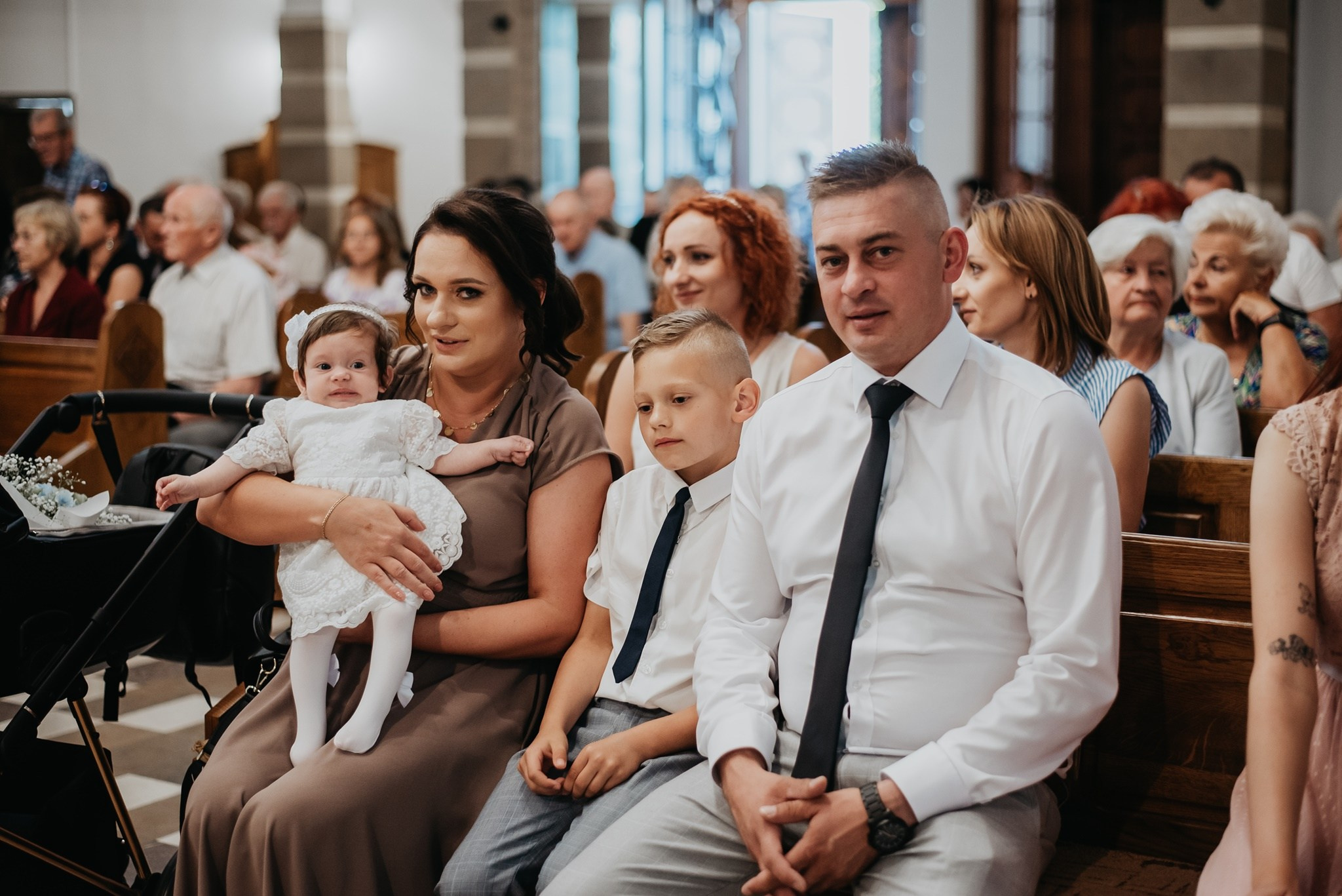 Chrzest Święty Klary. Dominika Strachacka Fotografia | Fotograf ślubny i rodzinny Opole Lubelskie Lublin