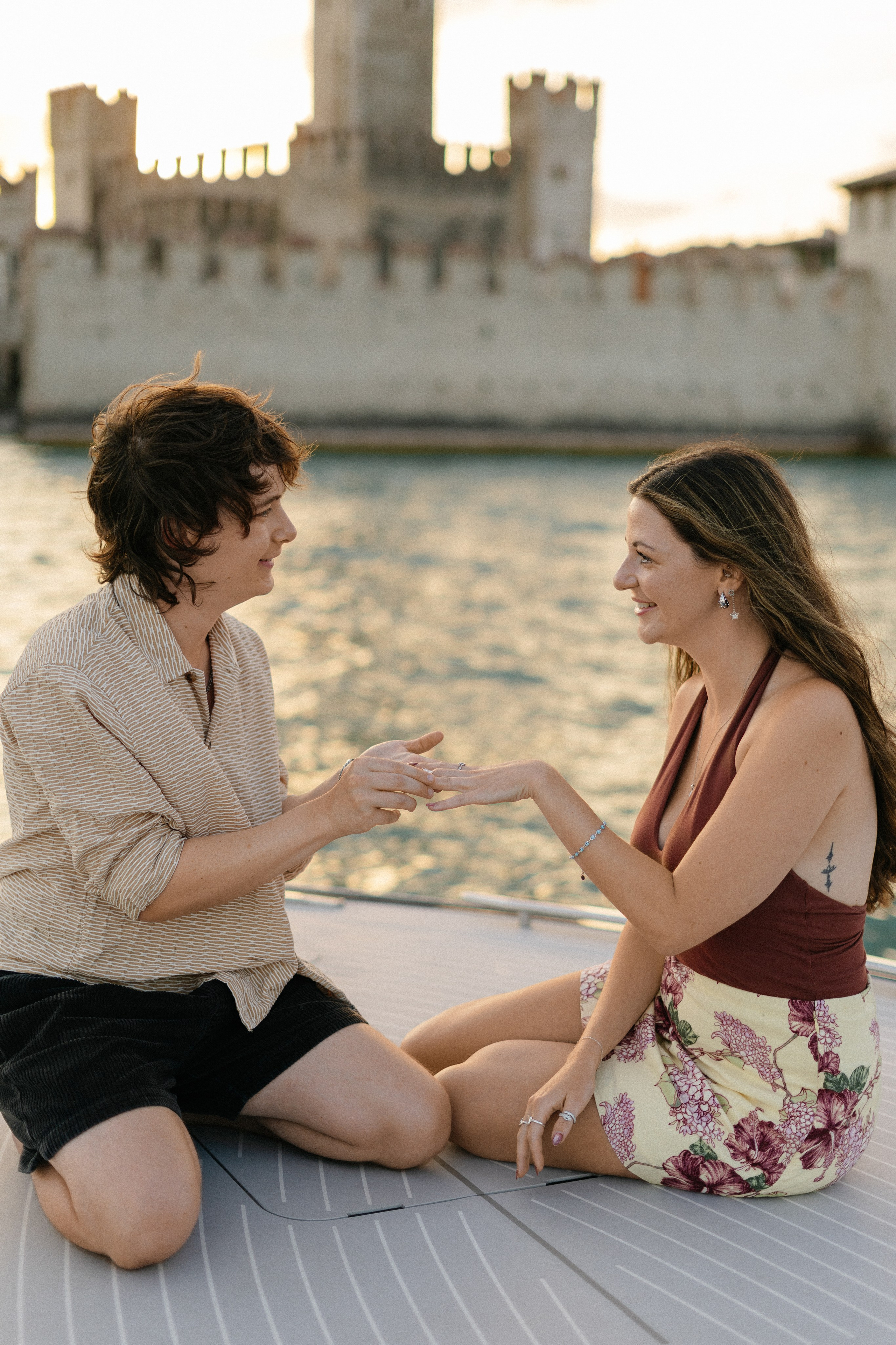 J & A (Sirmione, Lake Garda, Italy). Marriage Proposal Photographer in Verona, Lake Garda and Dolomites| Diana Fedrigo