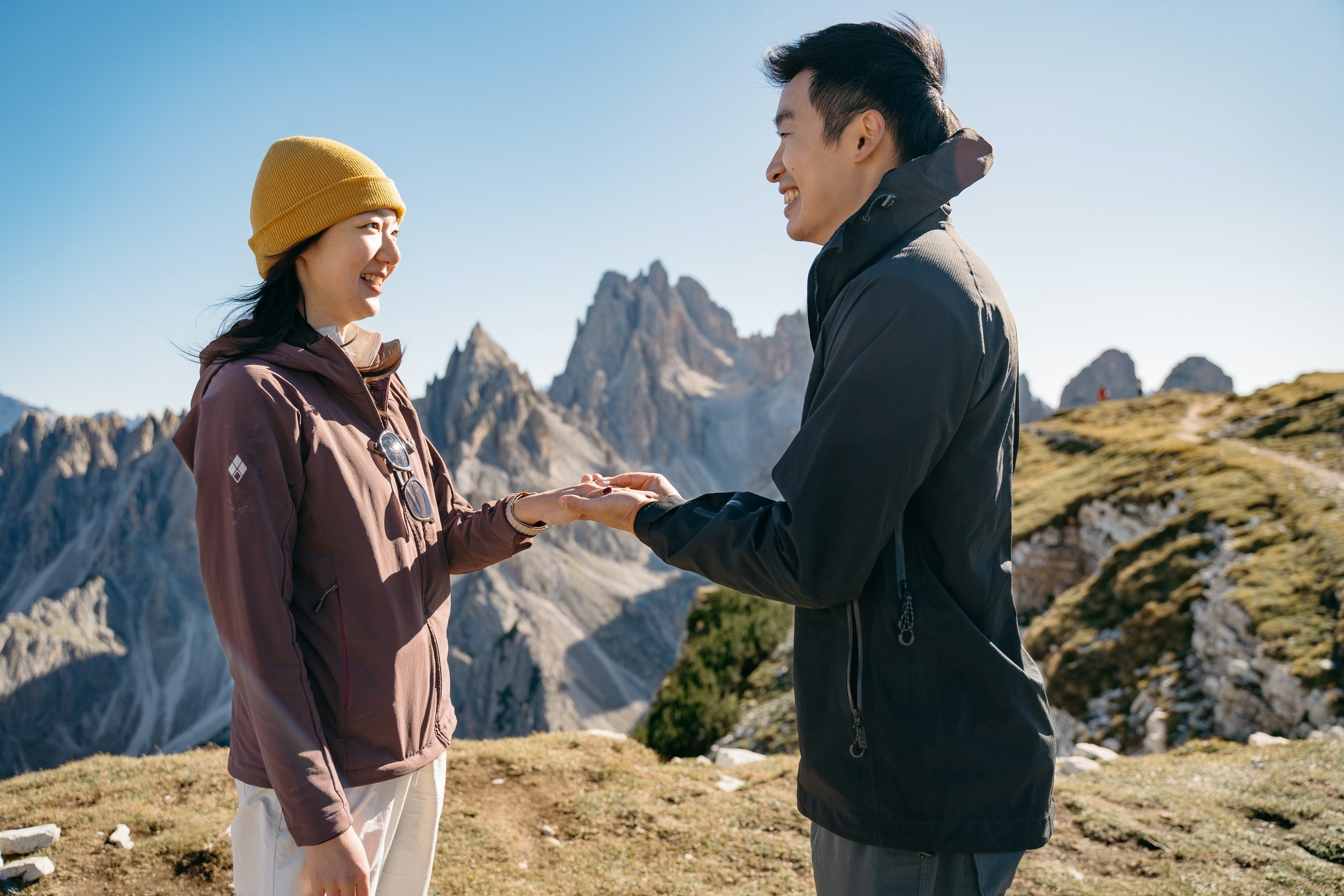 T & C (Cadini di Misurina, Dolomites, Italy). Marriage Proposal Photographer in Verona, Lake Garda and Dolomites| Diana Fedrigo