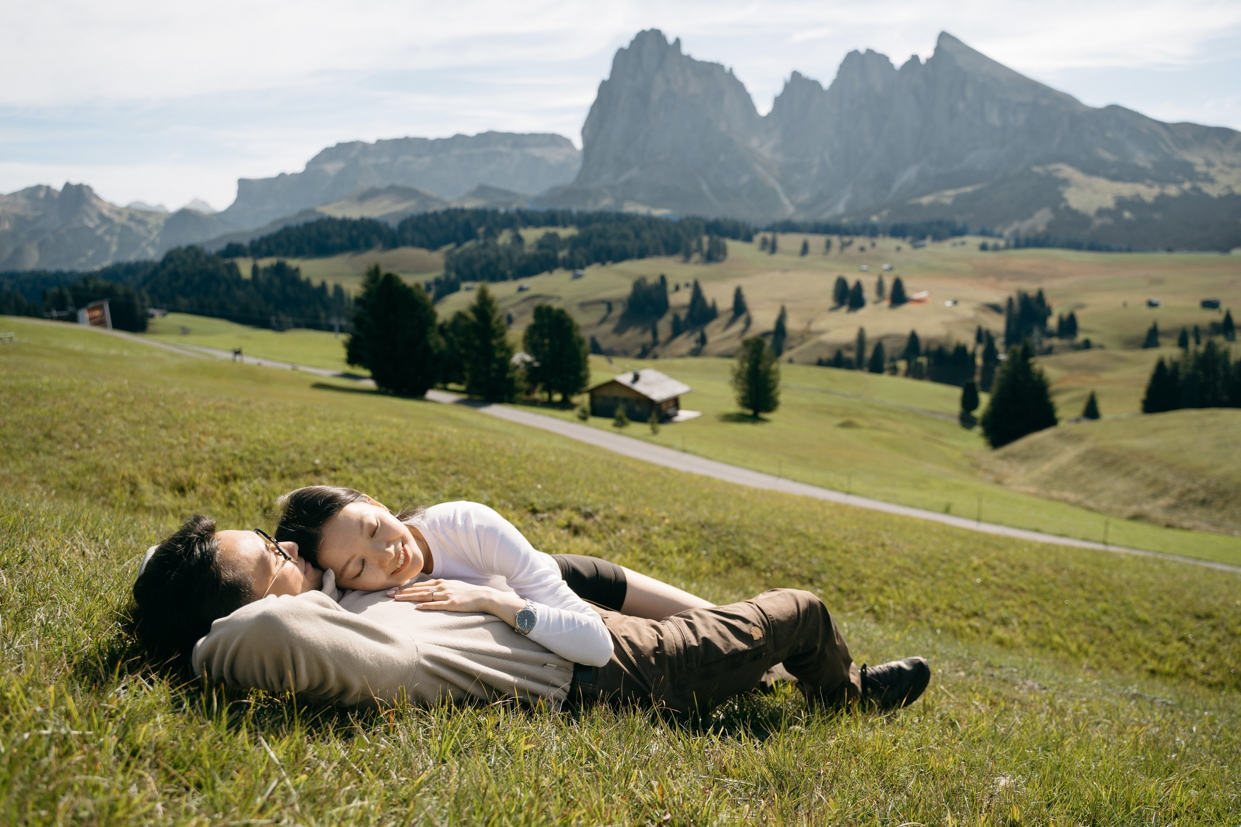 B & A (Alpe di Siusi, Dolomites, Italy). Marriage Proposal Photographer in Verona, Lake Garda and Dolomites| Diana Fedrigo