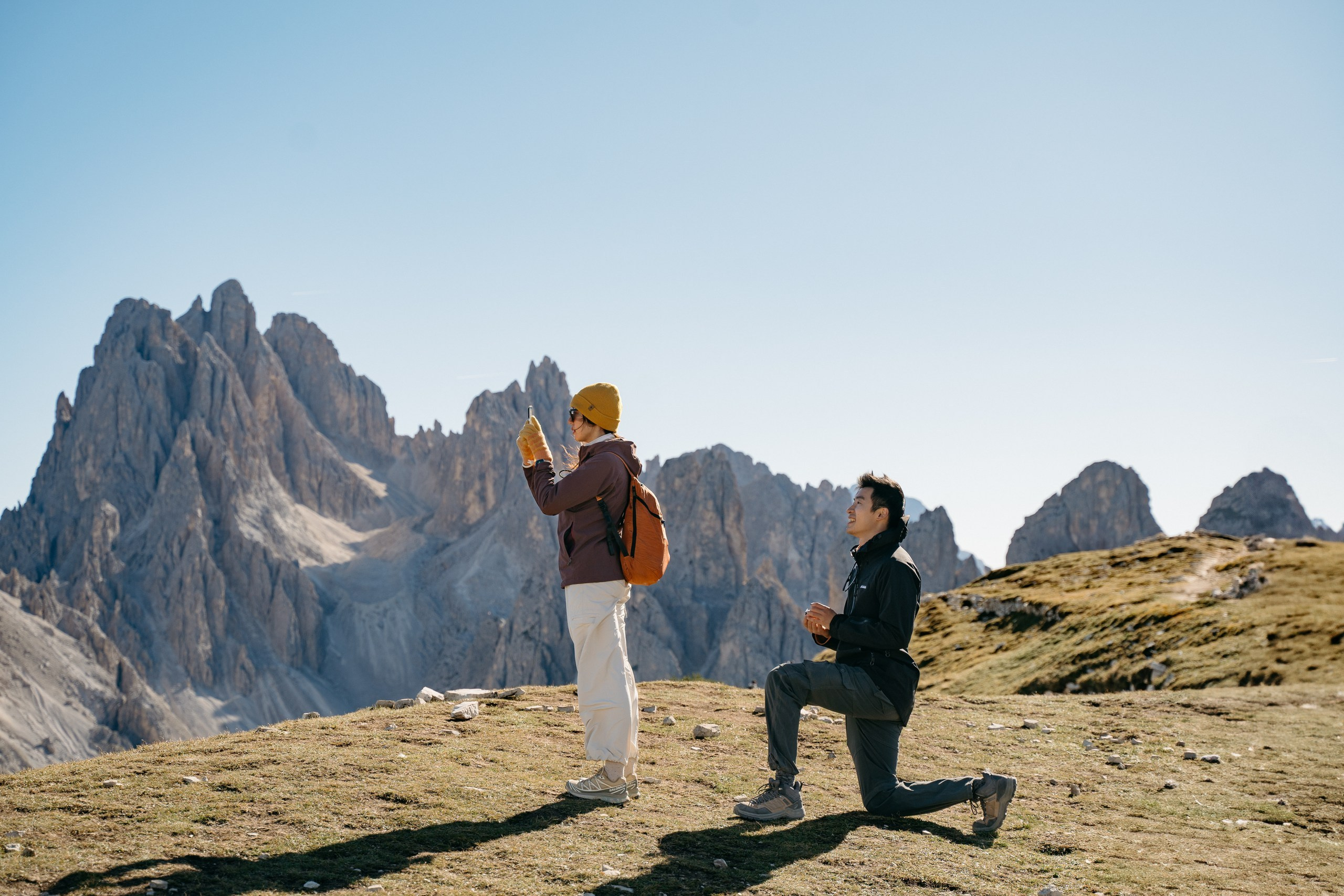 T & C (Cadini di Misurina, Dolomites, Italy). Marriage Proposal Photographer in Verona, Lake Garda and Dolomites| Diana Fedrigo