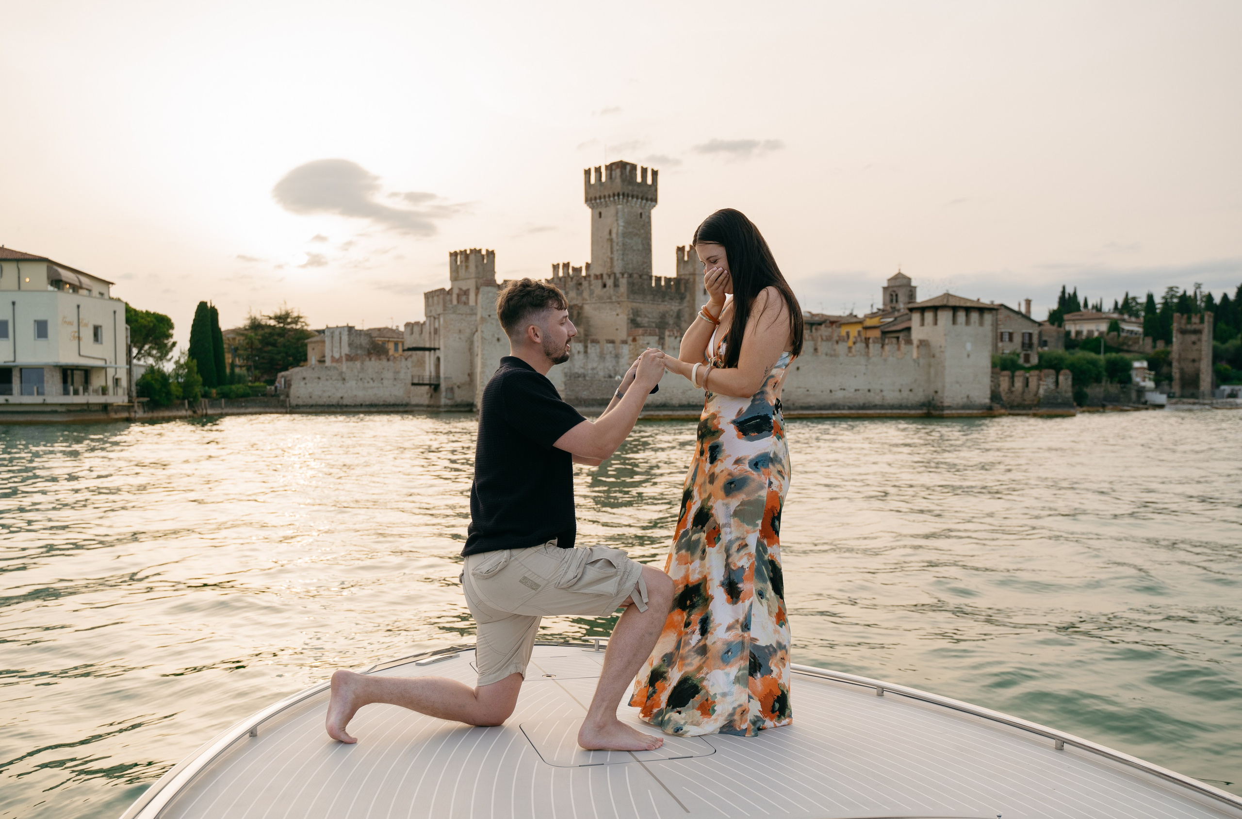 L & V (Sirmione, Lake Garda, Italy). Marriage Proposal Photographer in Verona, Lake Garda and Dolomites| Diana Fedrigo