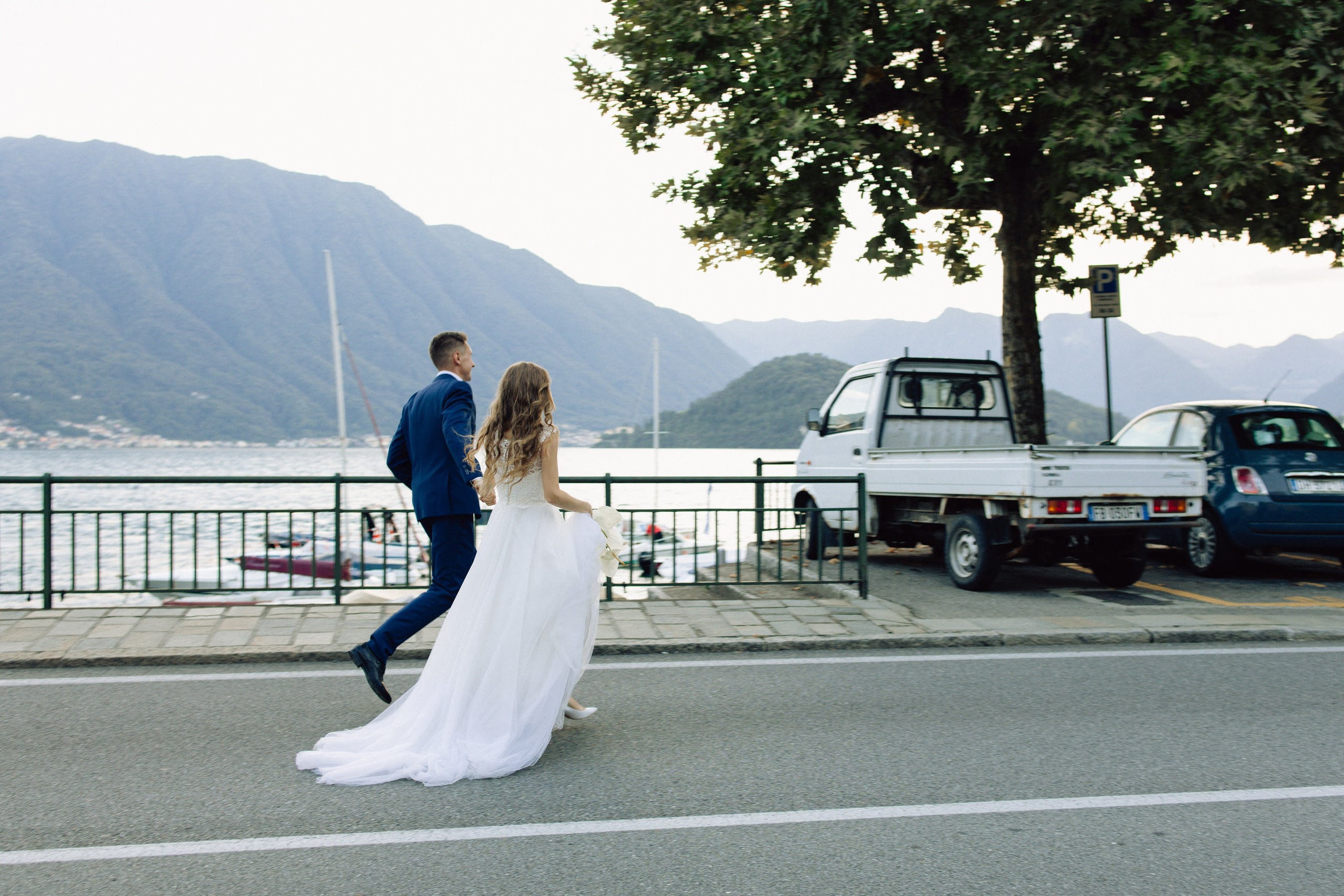 Intimate Elopement by Lake Como in Tremezzo, Italy — Ivanka and Stas. Liza Bizzaro — Italy Wedding, Love Story & Portrait Photographer in Milan, Turin, Piedmont and Across Italy