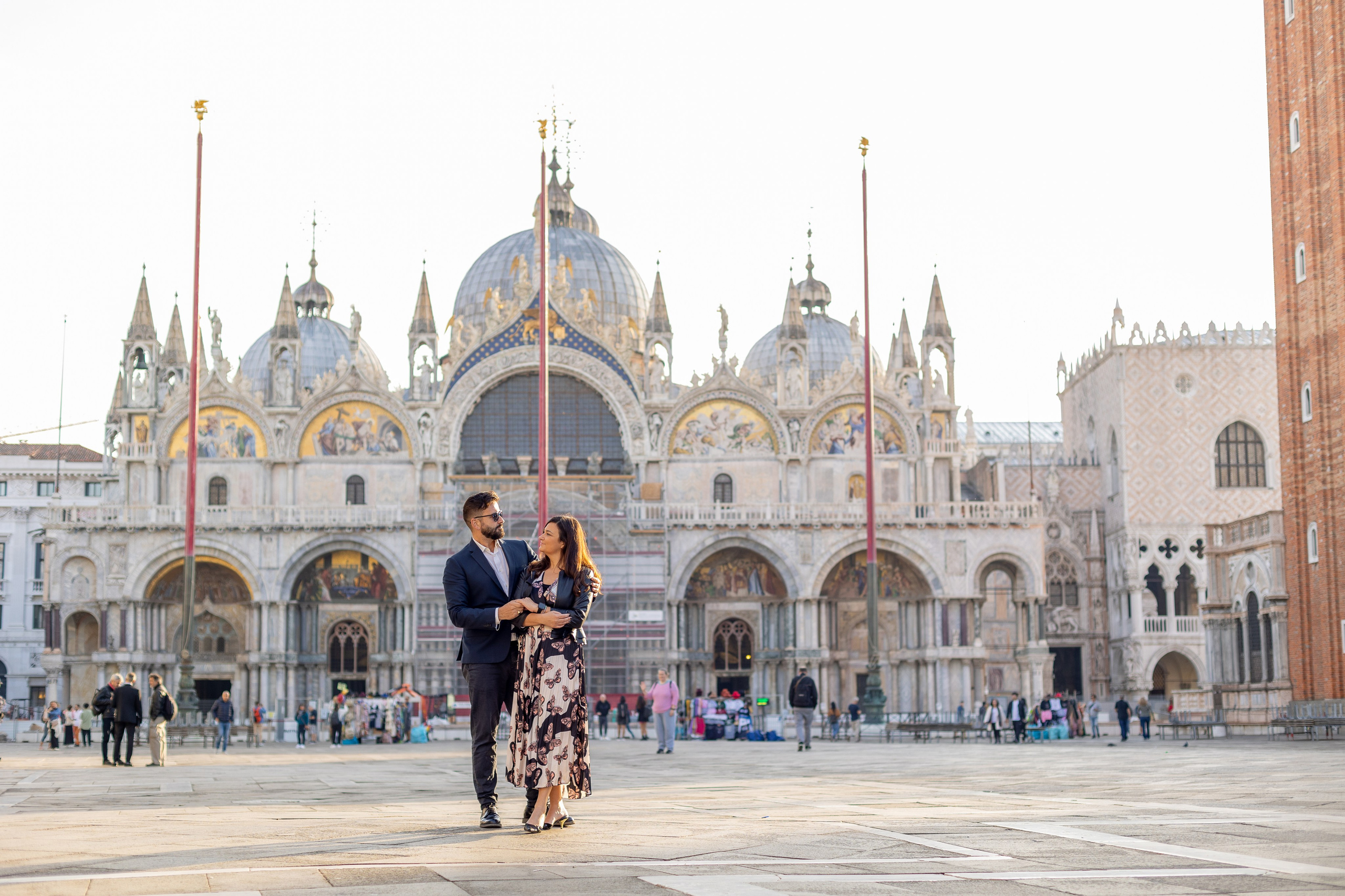 Margo and Vincenzo at dawn in Venice