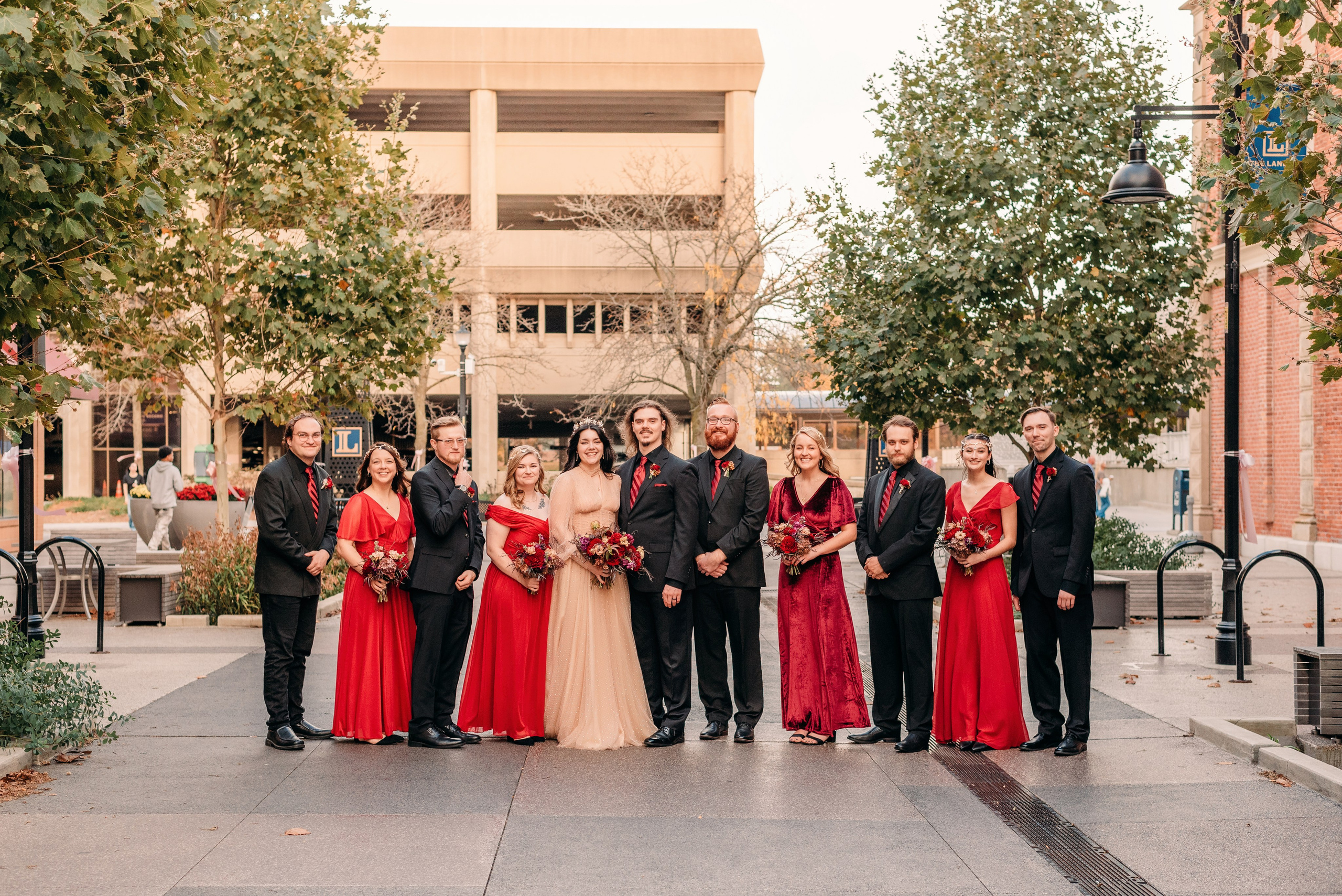 Bold & Dramatic Wedding at The Paper Mill on The Landing | Fort Wayne Wedding Photographer. Alexandria Danielle Photography | Fort Wayne & Indianapolis Wedding Photographer