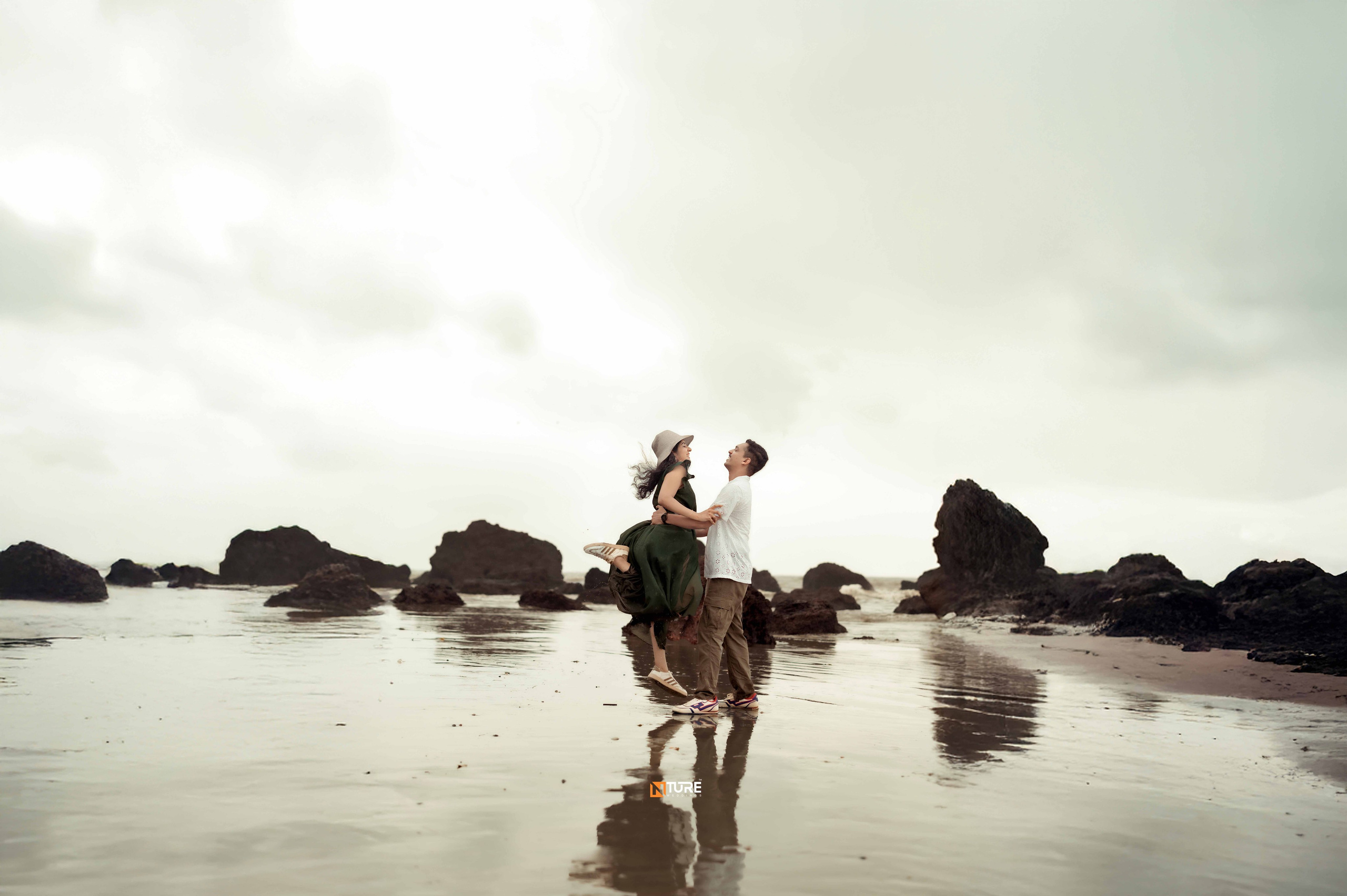 AKSHAY & ANAGHA SAVE THE DATE. NTURE WEDDING