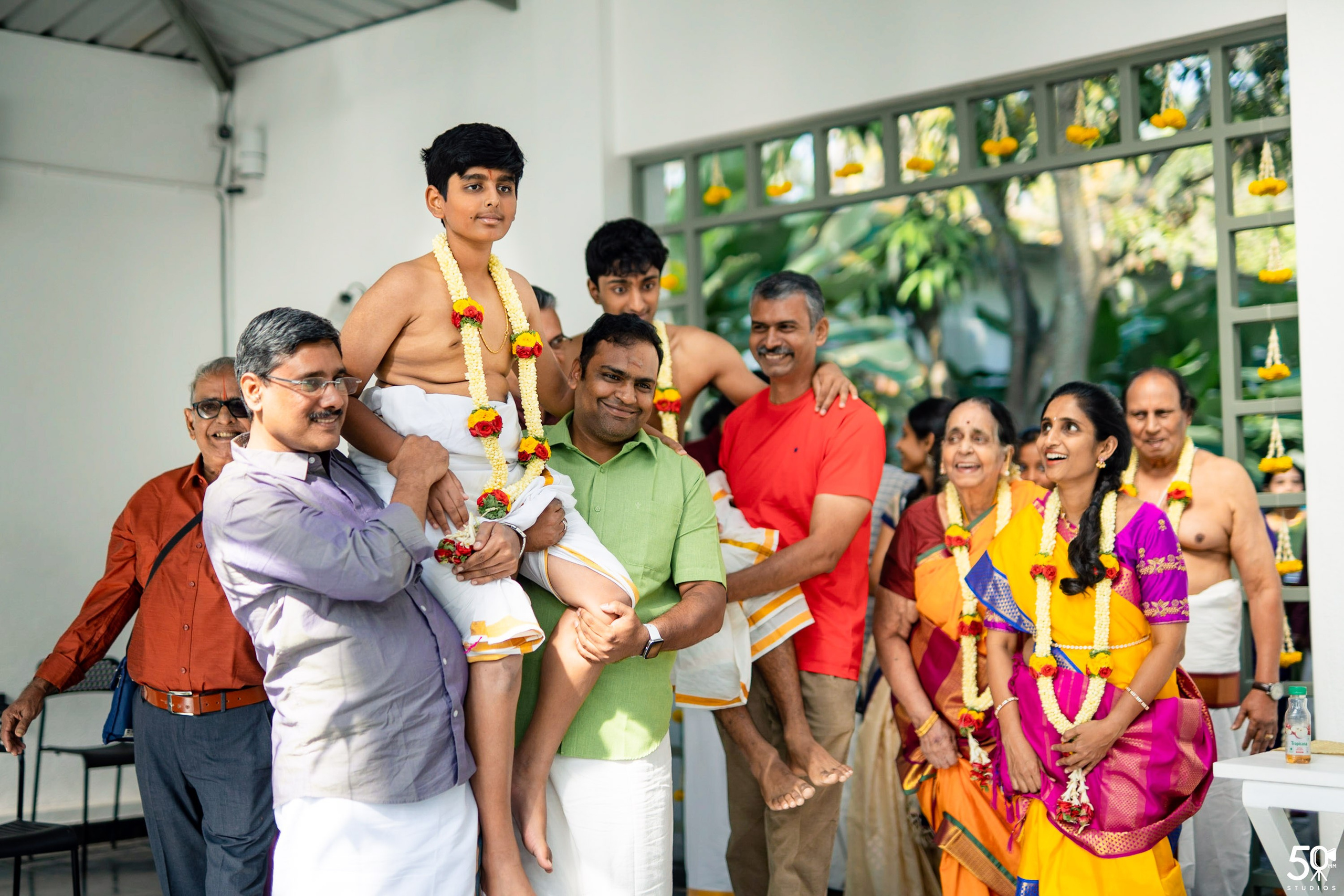 SANJAY AND SAKETH UPANAYANA. 50mm STUDIOS