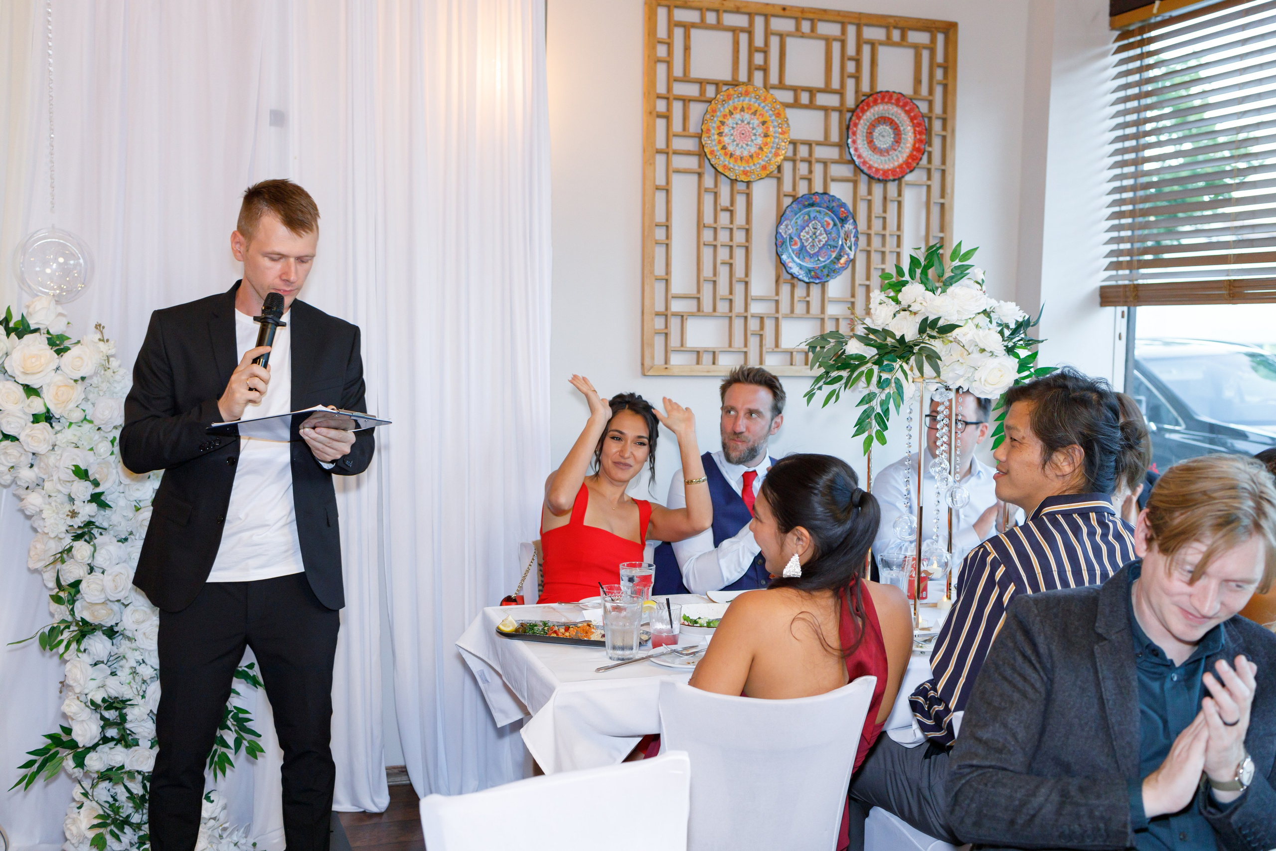 Wedding banquet. Family and Event photographer in Bay Area Elena Tiuriumina