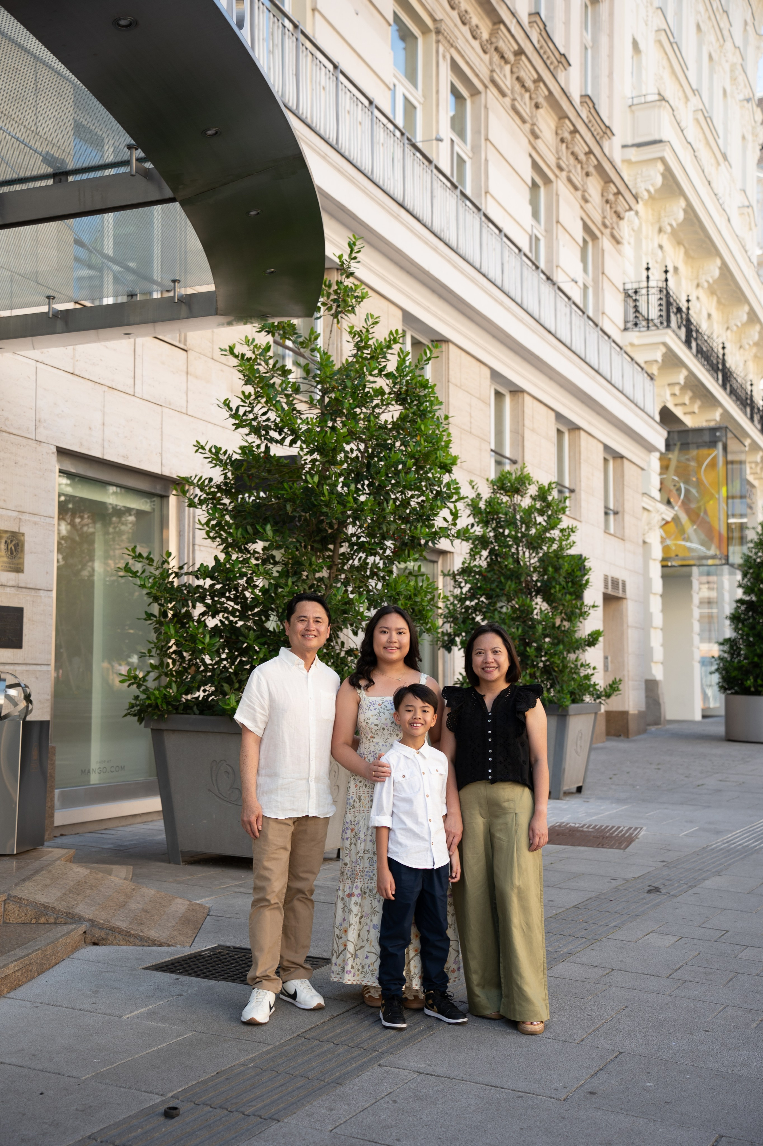 Christina & fam from USA. Photo Vienna and Bratislava