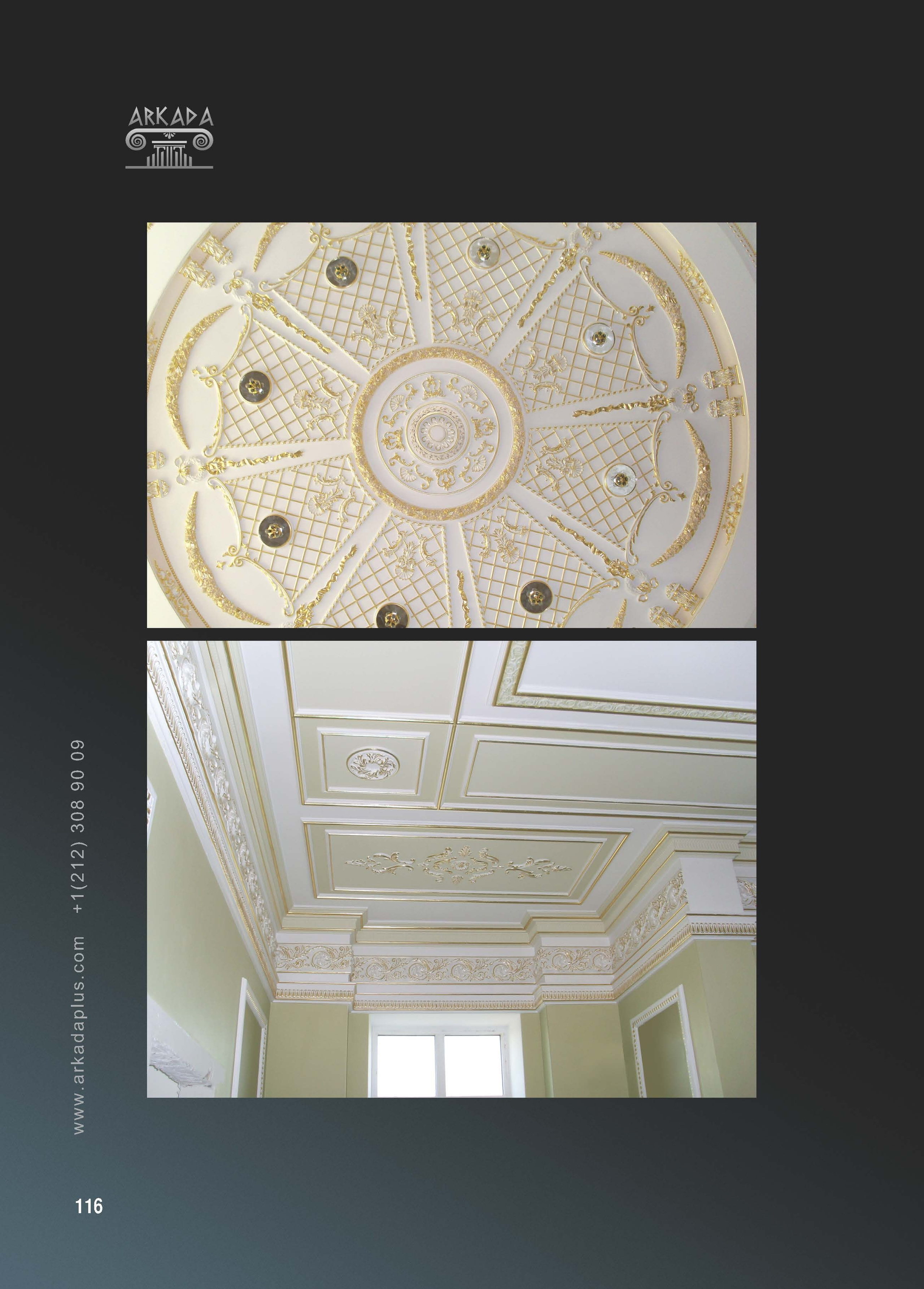 Catalog pages. Plaster molding