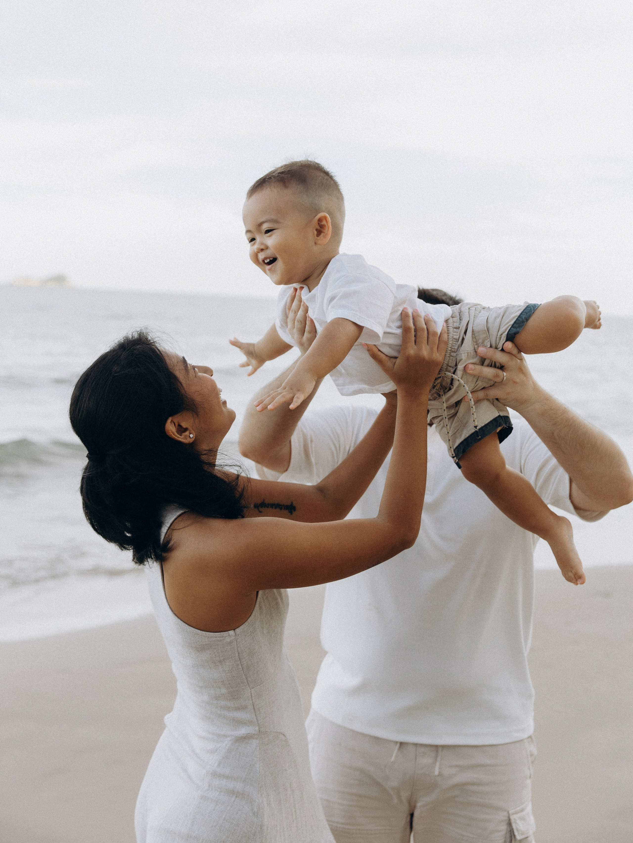 At the beach. Family and wedding photographer in Bangkok, Thailand