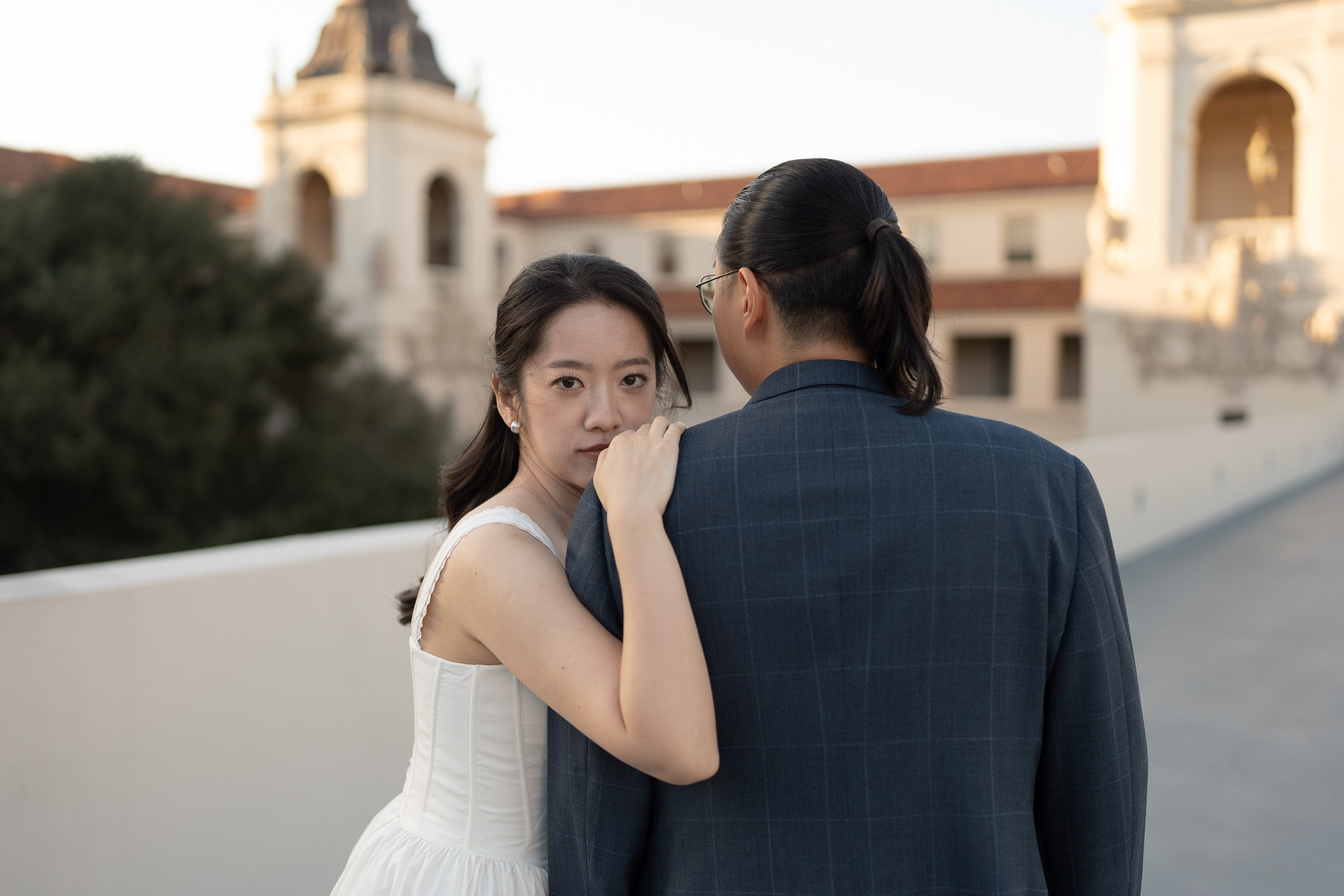 Cinematic Pasadena City Hall Engagement