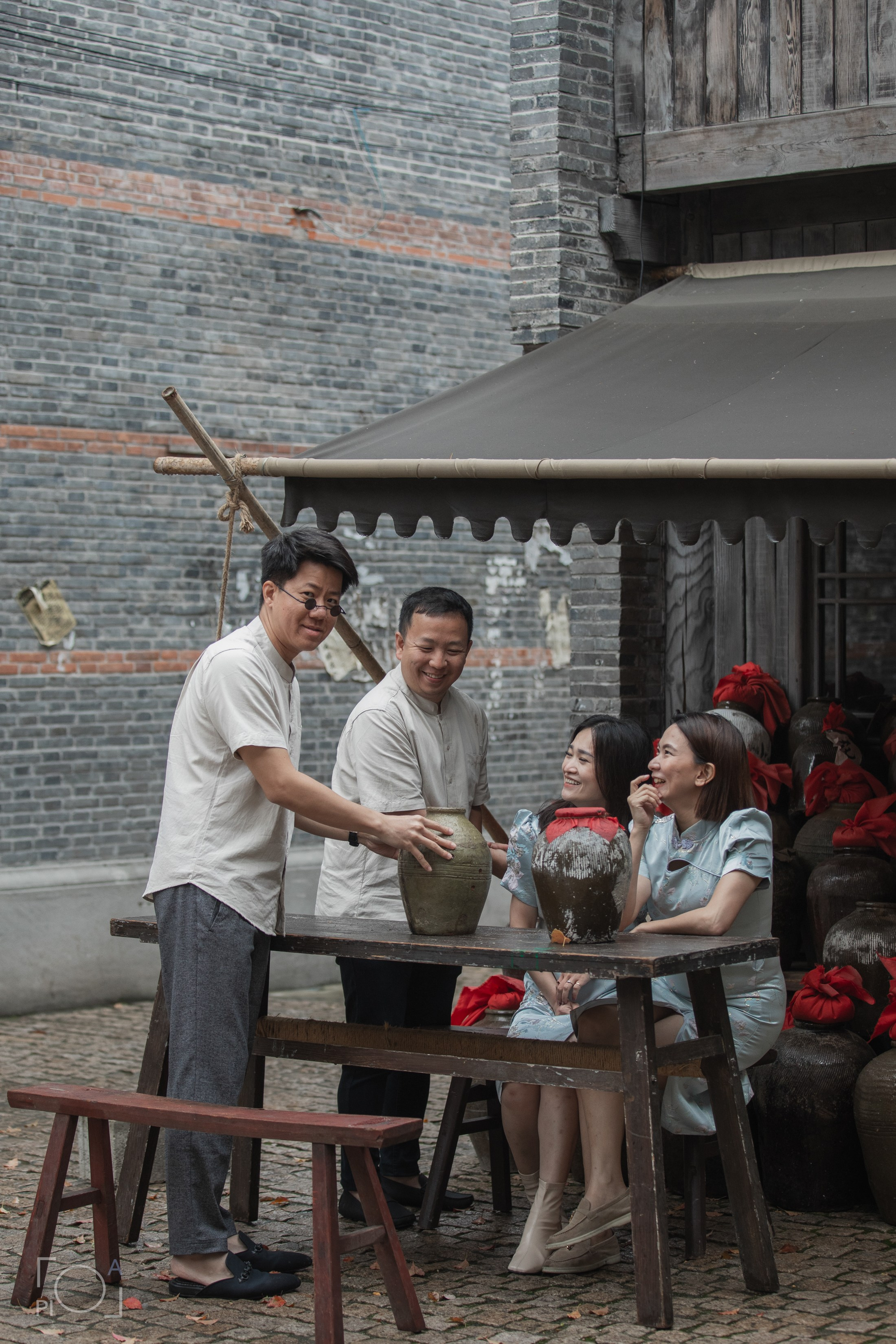 Семейная фотосессия в шанхайской киностудии. Photographer in Shanghai — Lola Pidluskaya