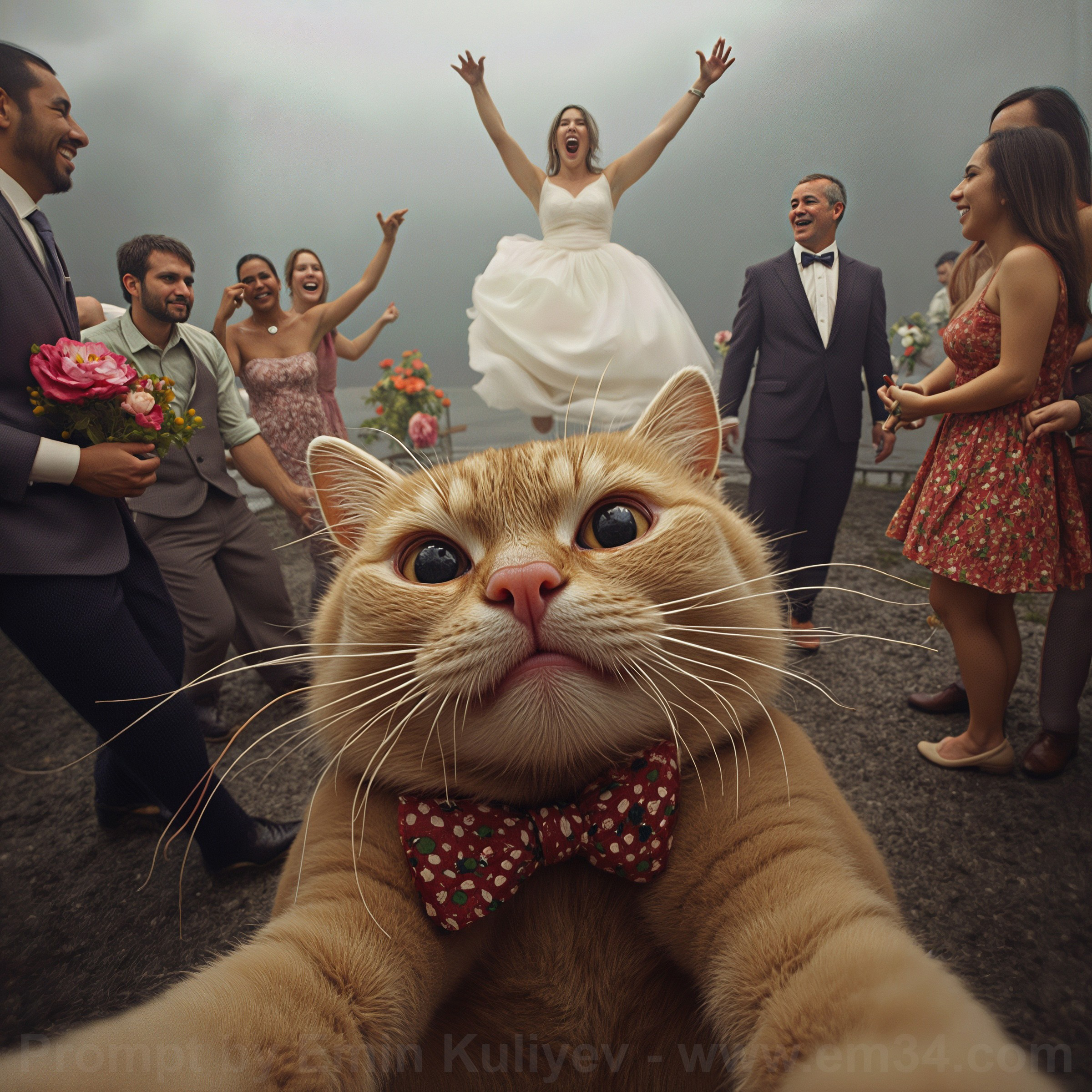 Created cats using artificial intelligence (ComfyUI). Emin Kuliyev — Award-Winning Wedding Photojournalist NYC & USA | Best Wedding Photographer Known for Candid, Timeless Moments