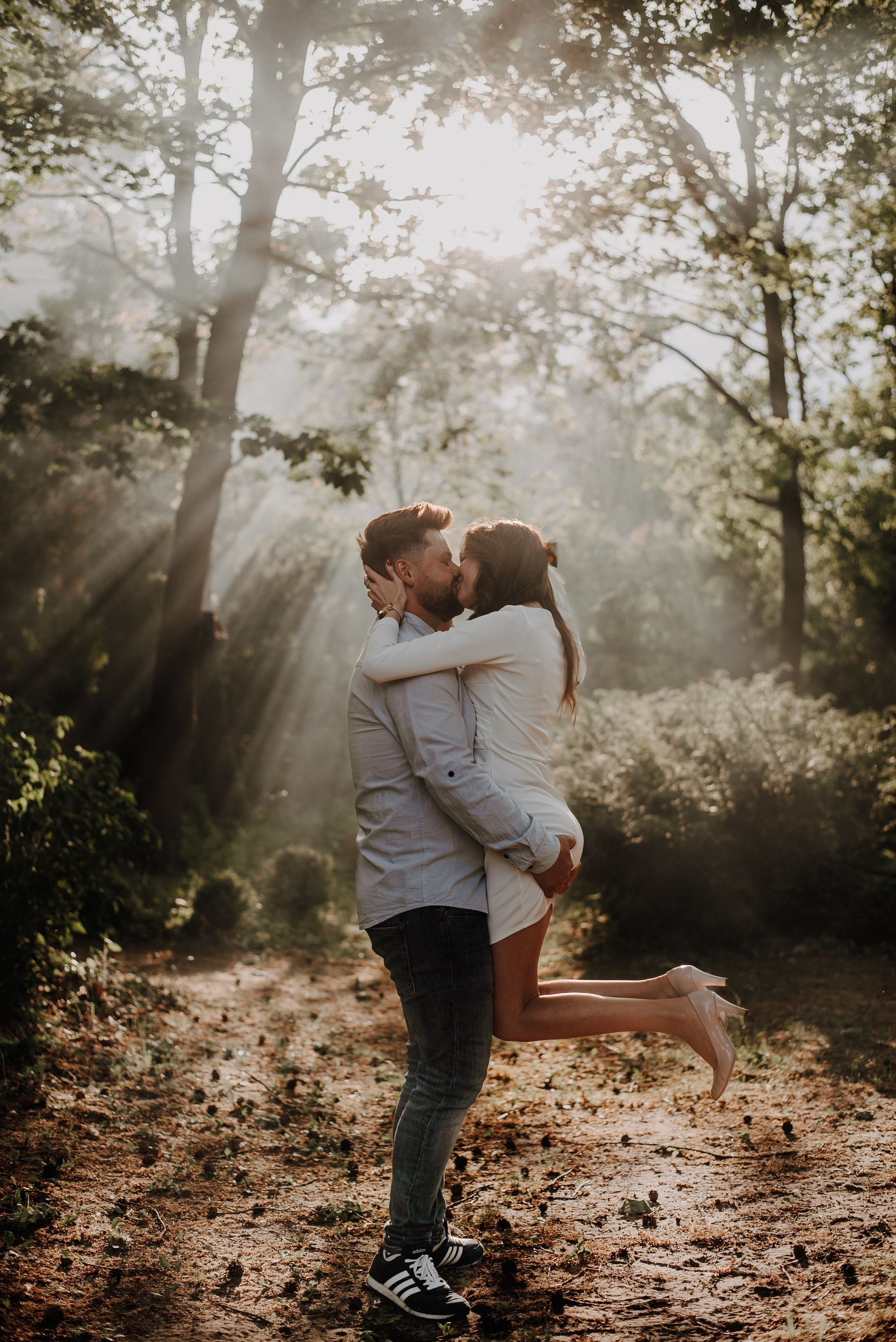 Sesja narzeczeńska Ewelina i Paweł. Dominika Strachacka Fotografia | Fotograf ślubny i rodzinny Opole Lubelskie Lublin