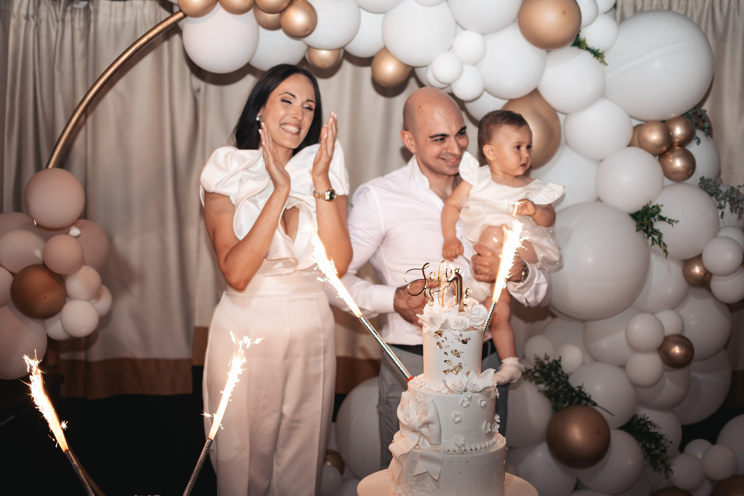 Sofija, krštenje i rođendan. BambinaaPhotography