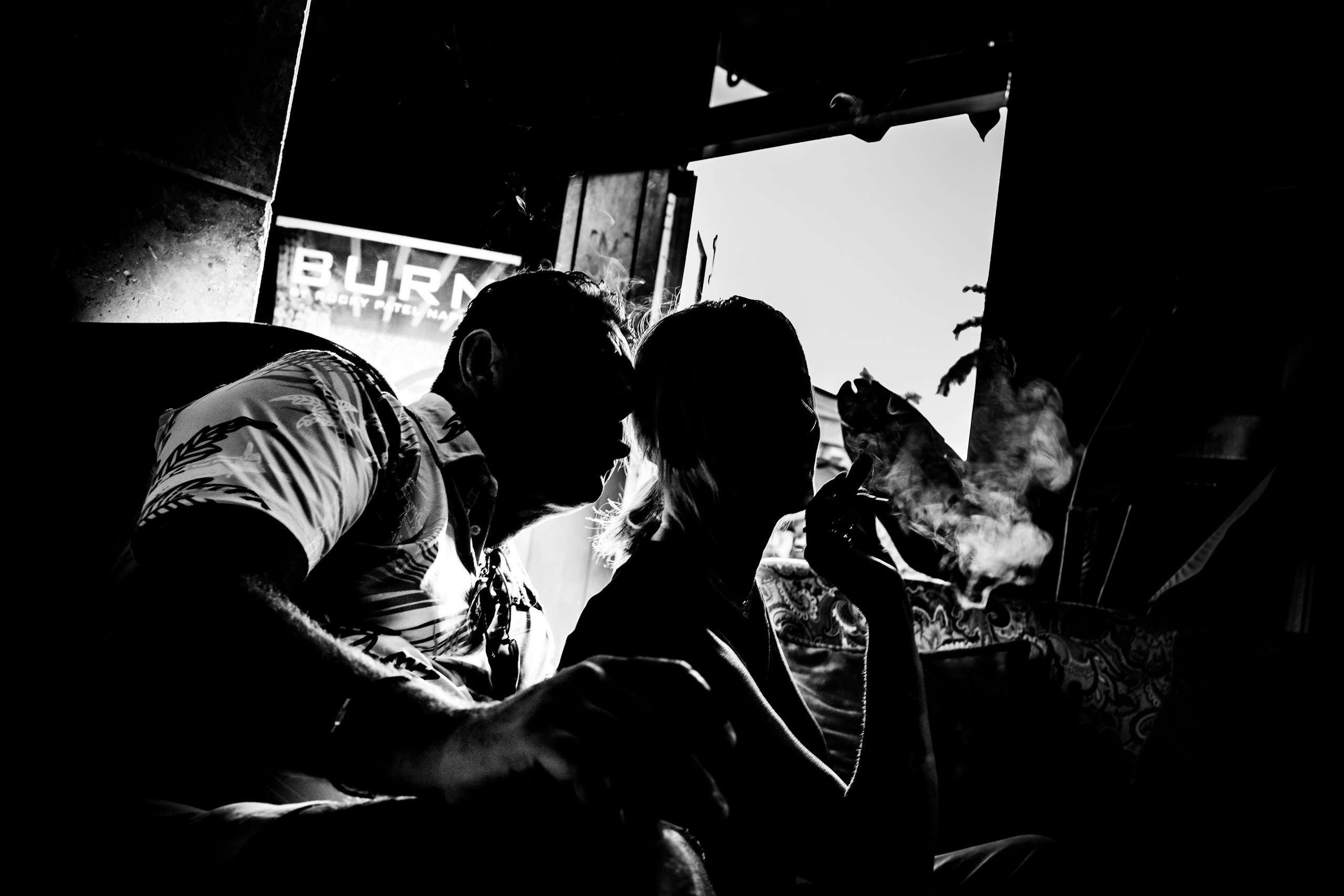 Burn Black and White Series. Out and About 239