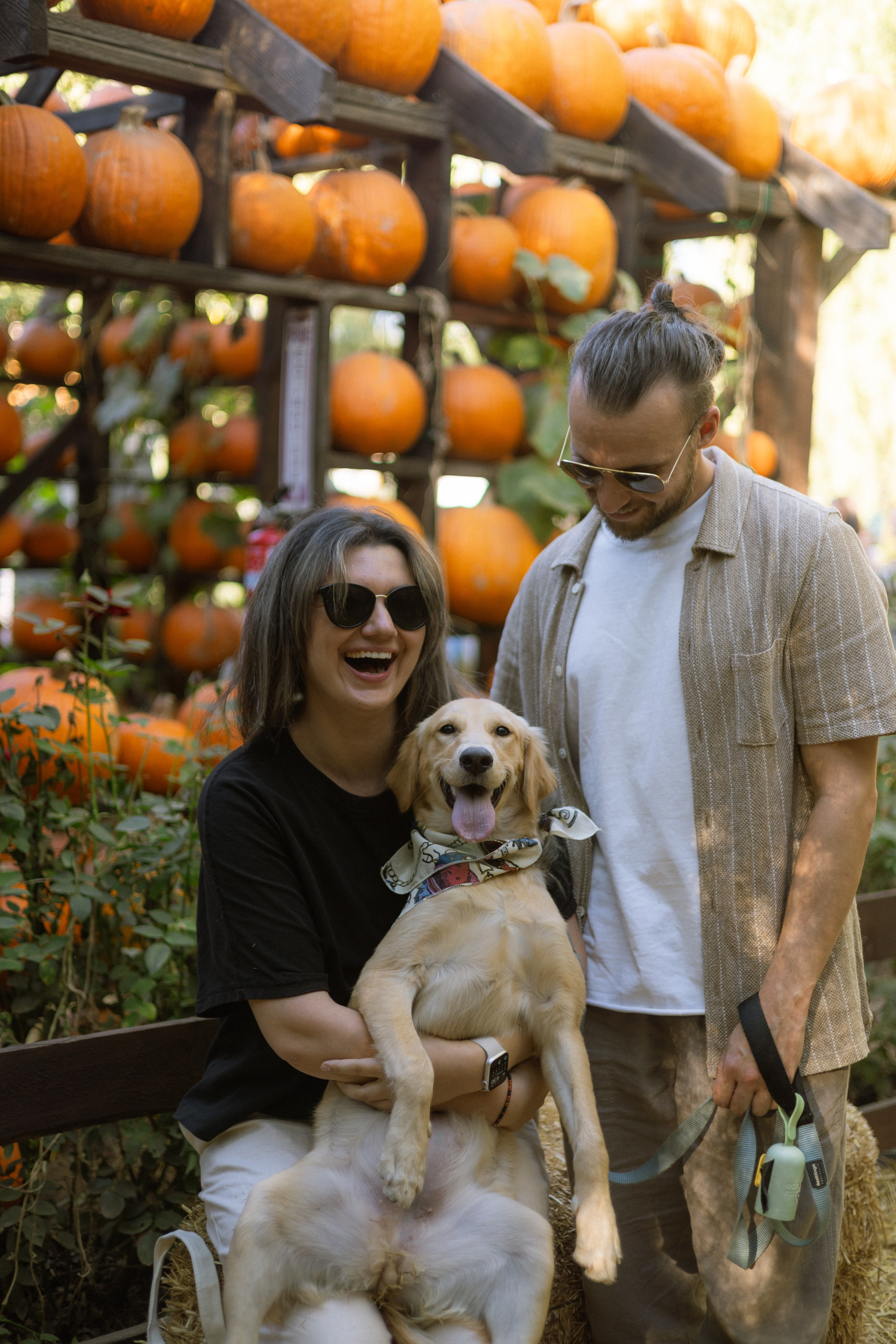 Julia, Sergey & Tessa at the Pumpkin Patch. Photographer in Los Angeles. Julia Ishmuratova