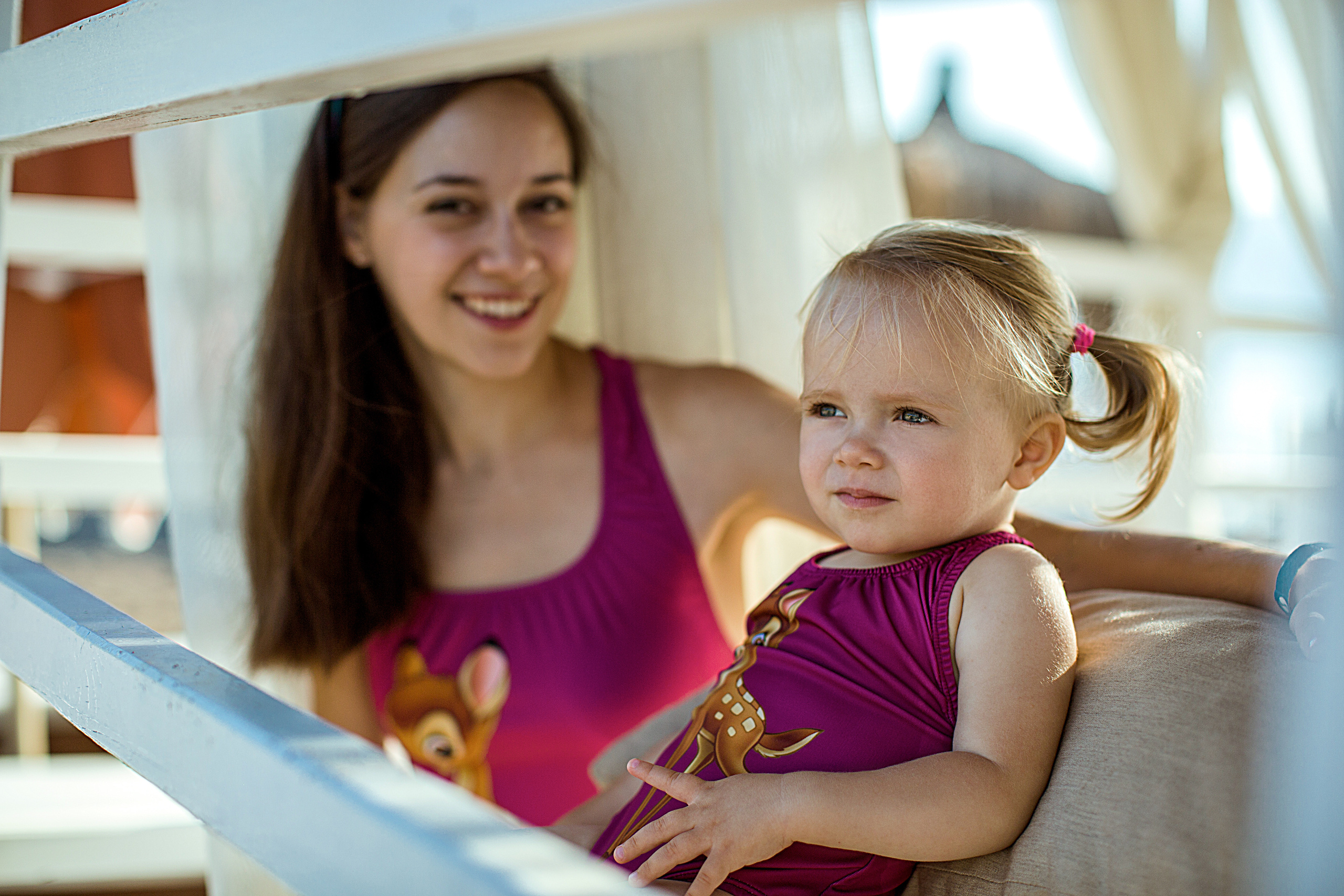 Сьемка на пляже мамы с дочкой. Фотограф в Каппадокии / Julia Ganch