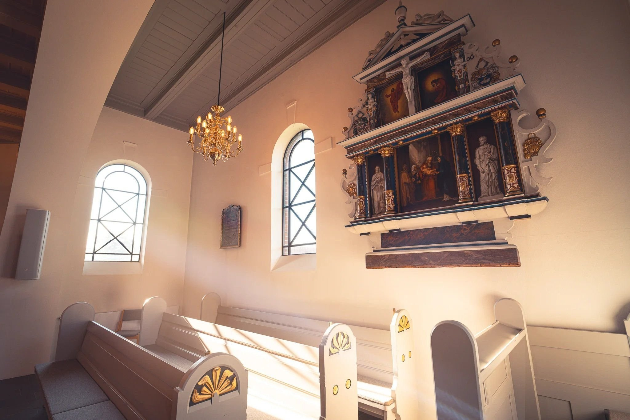 Milas' baptism — Tarm Church. AlexEvents | Wedding and Baptism Photographer & Videographer in Denmark and Germany