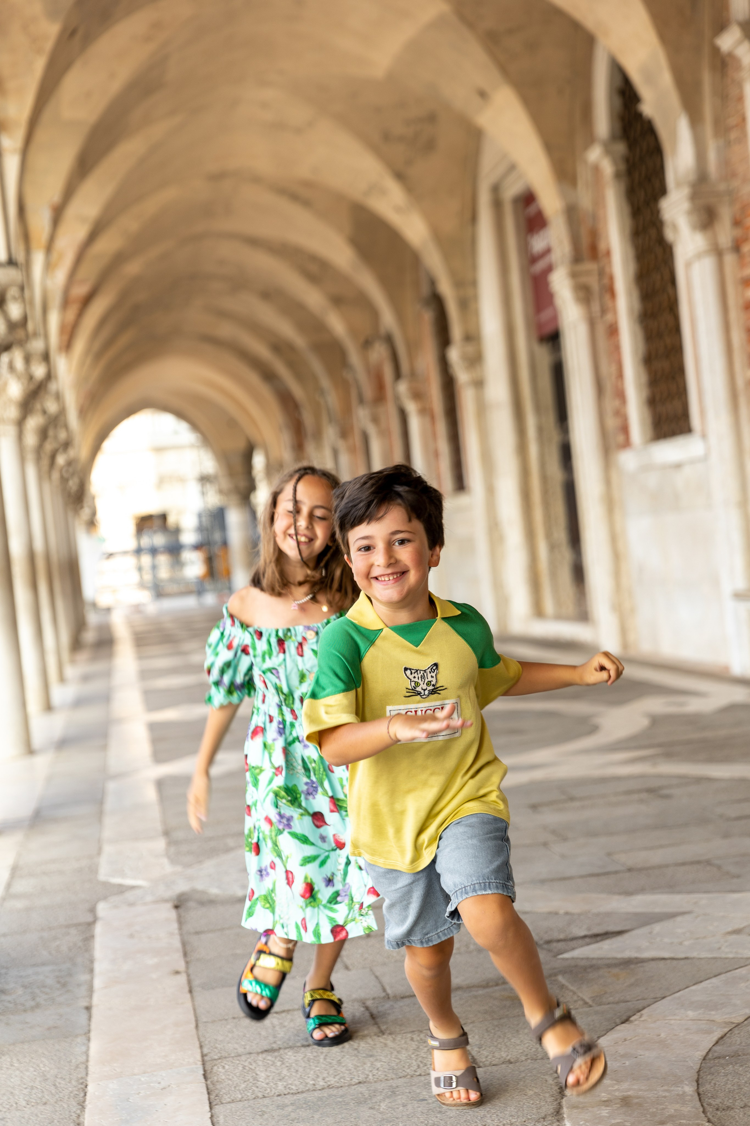 Fidan with childrens