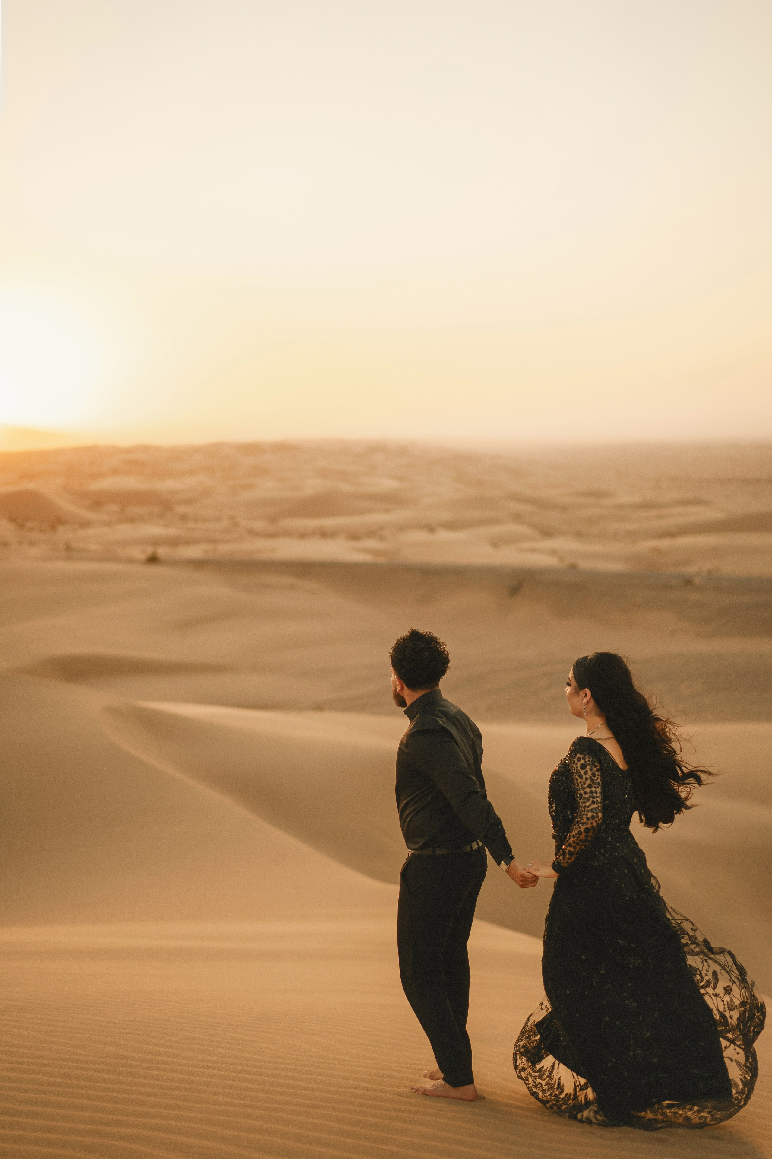 Elopement at Glamis Sand Dunes California. Wedding Photography & Videography Team in California, Los Angeles, San Francisco, San Diego and Travel