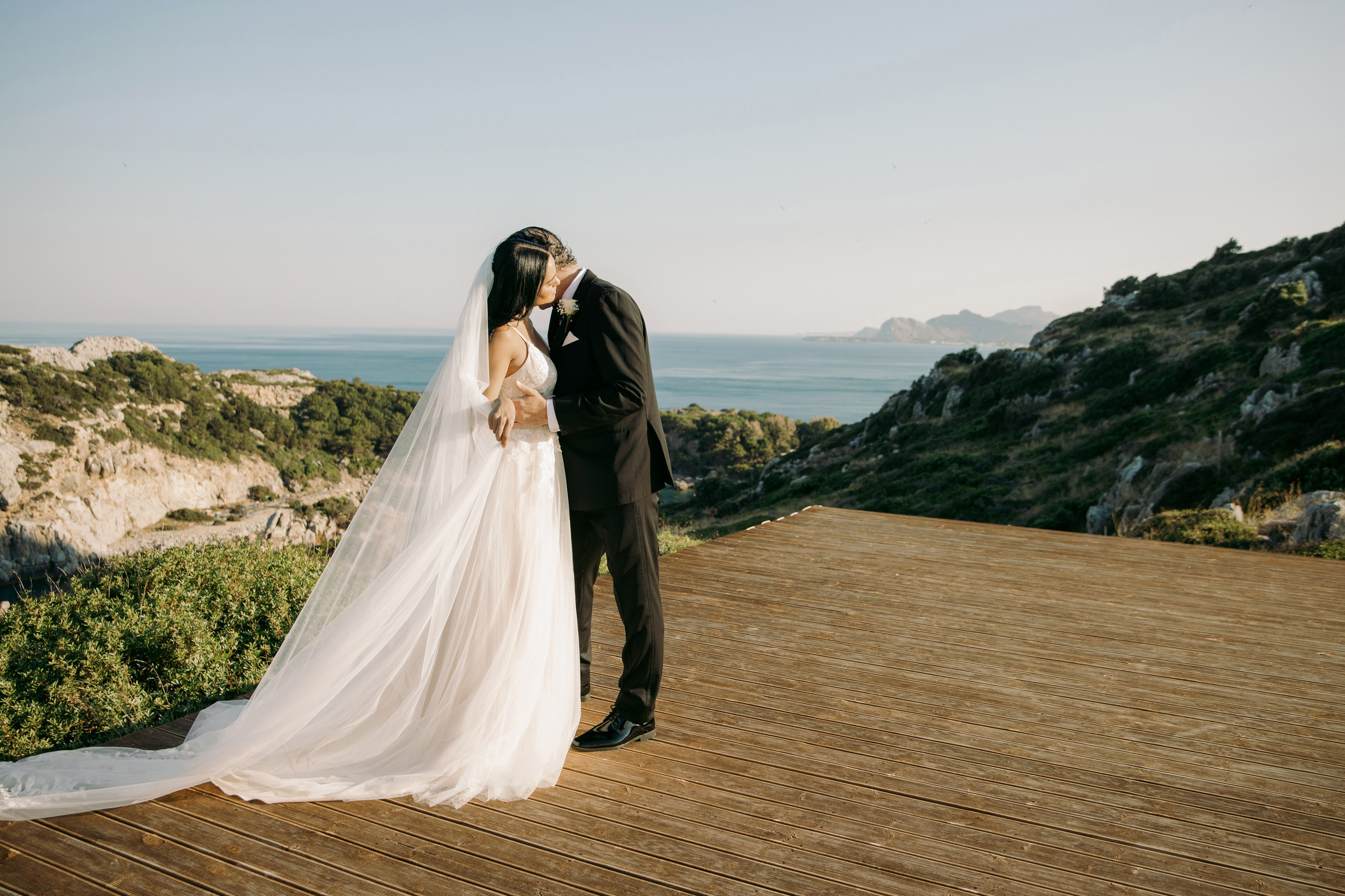 Vow Renewal Ceremony. Portrait- und Hochzeitsfotografin Irene Art Photo mit Sitz auf der griechischen Insel Rhodos