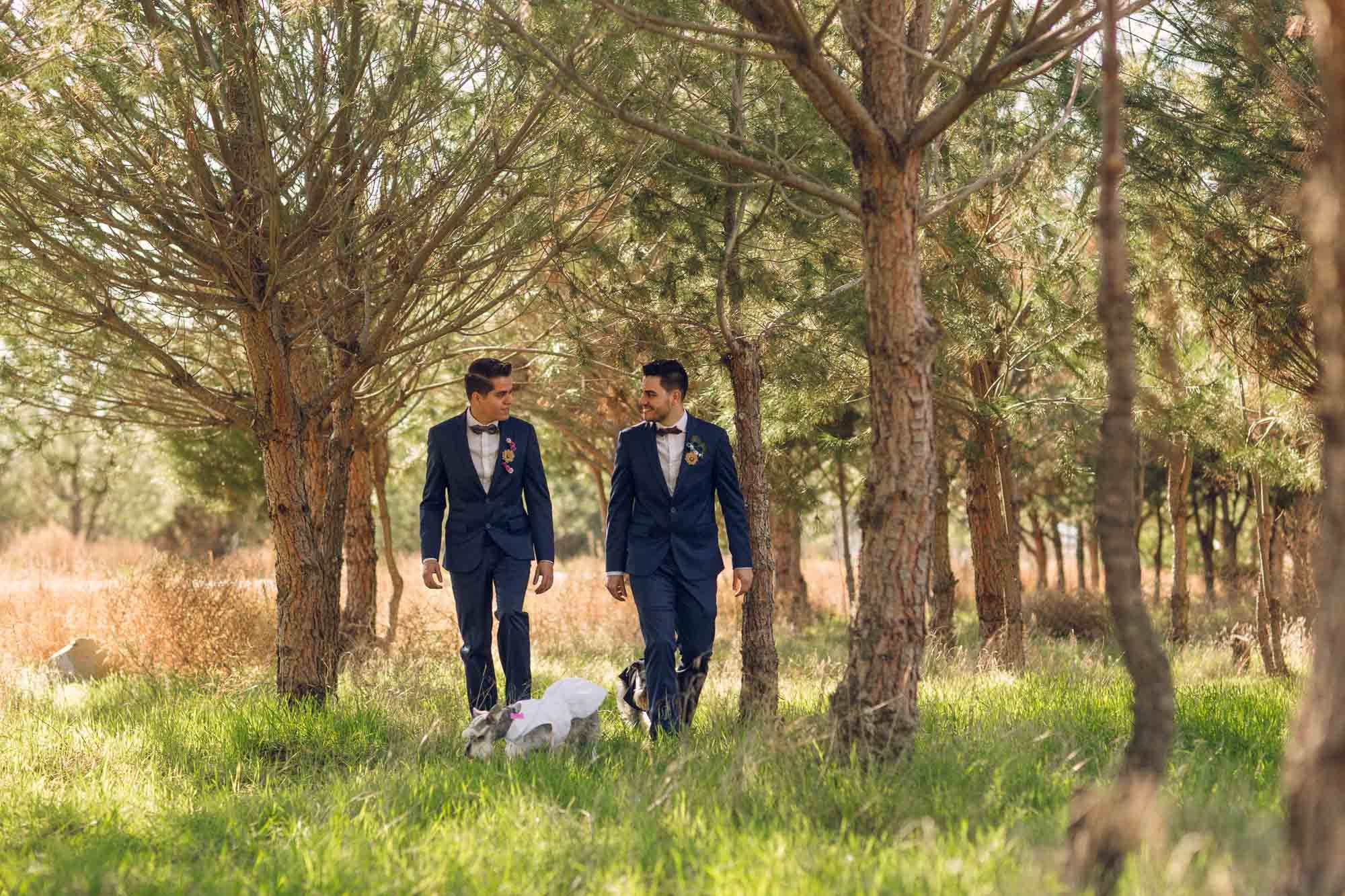 Two Grooms Valle de Guadalupe. Estudio de fotografia en Tijuana