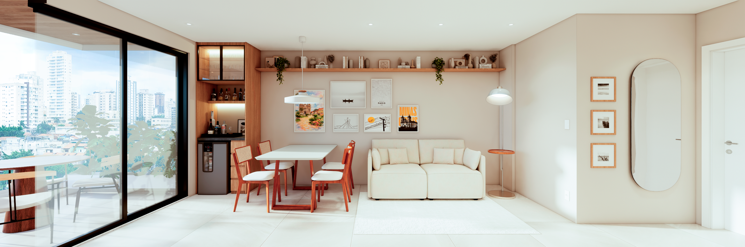 Apartamento Minas | Interiores Residencial. Caio Almeida