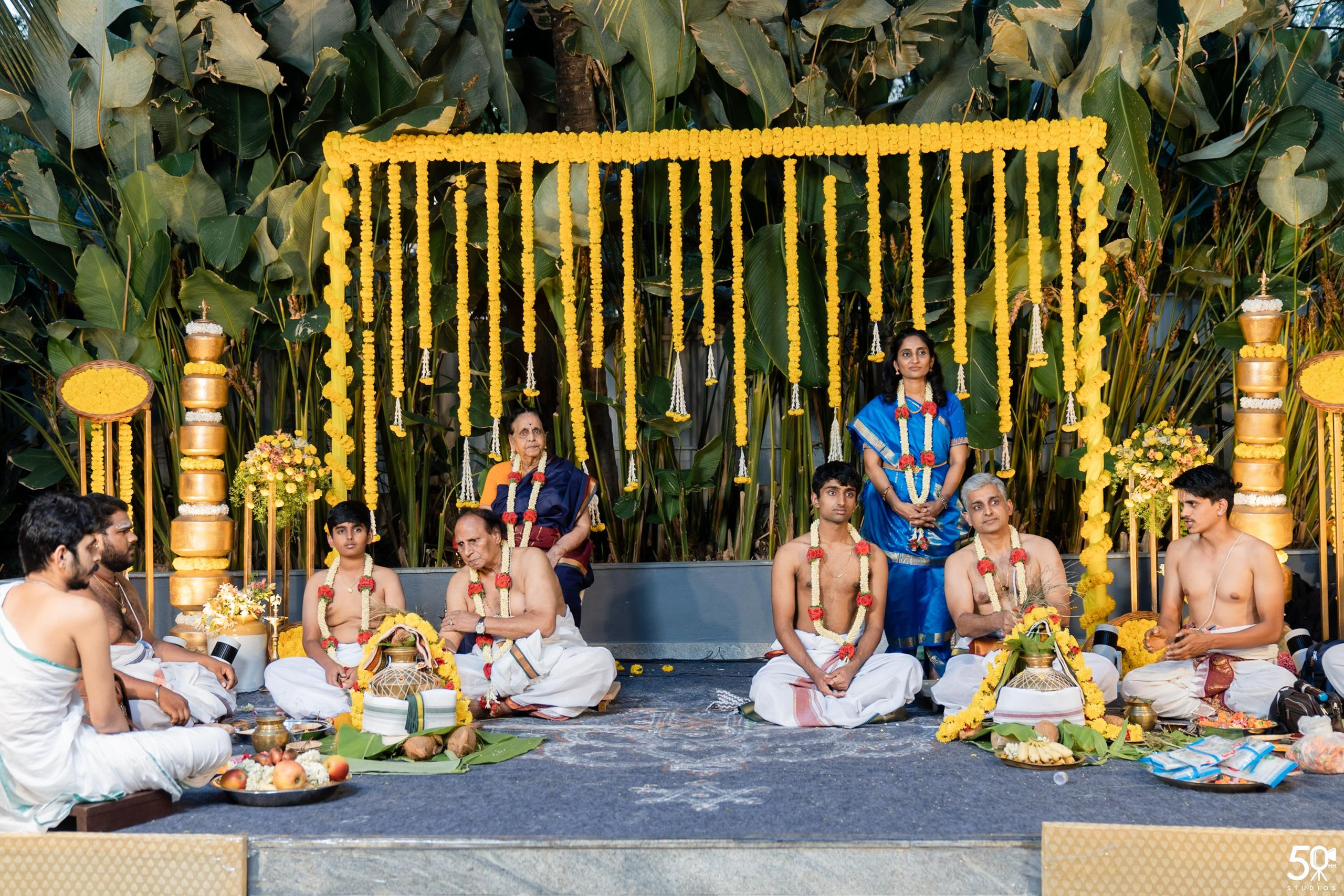 SANJAY AND SAKETH UPANAYANA. 50mm STUDIOS
