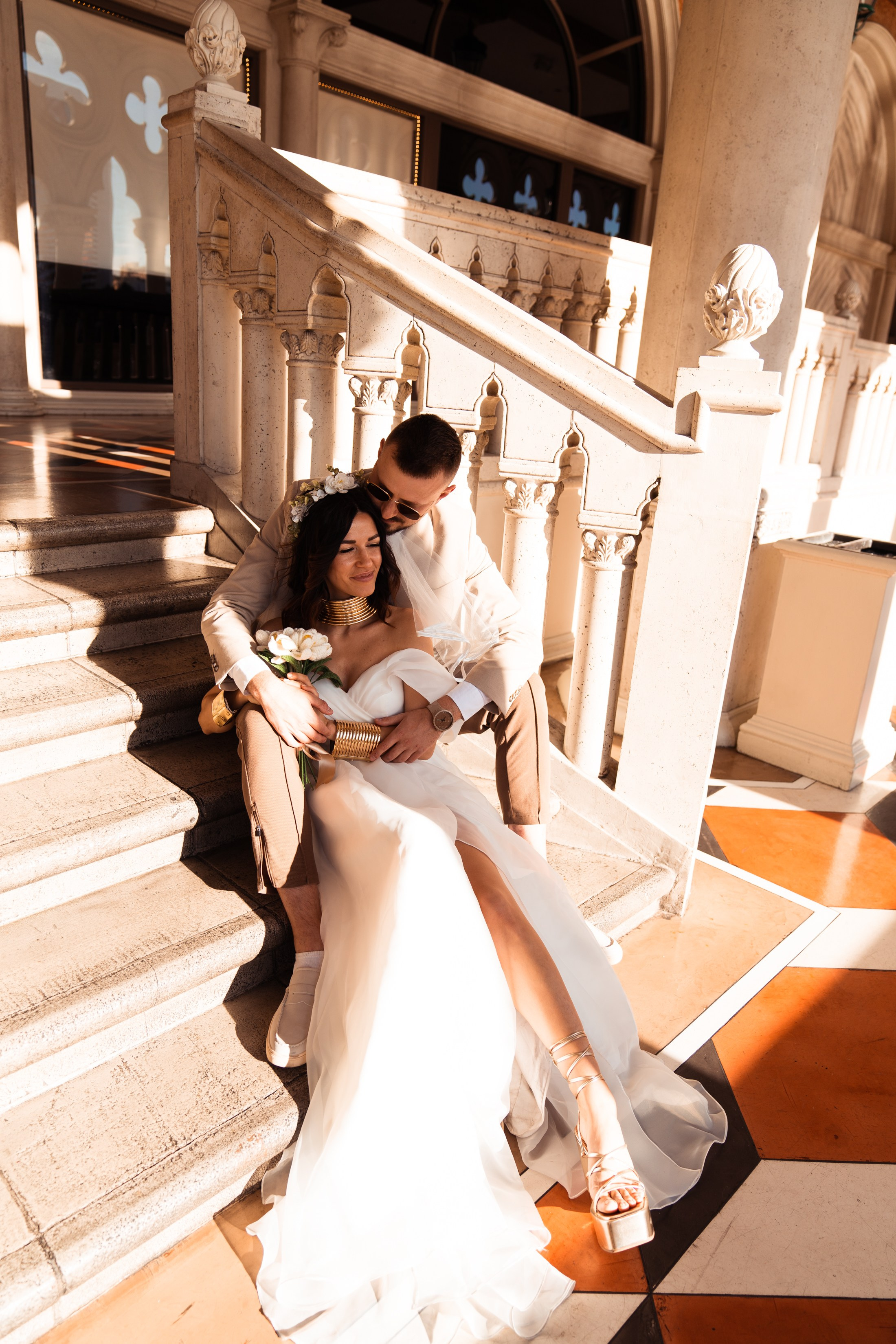 M&S. Wedding & elopement photographer Viktoriya Kravtsov. Las Vegas