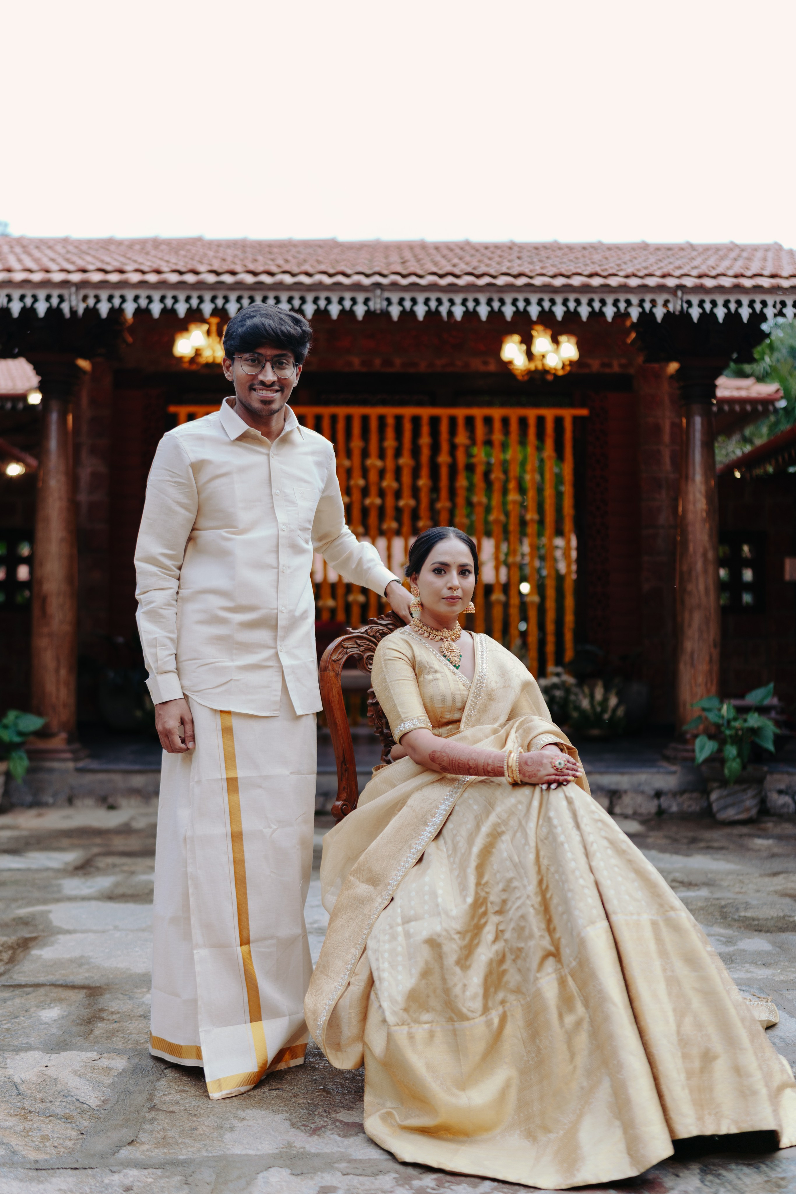 Niharika & Karthik | Tamil & Telugu Wedding Photography at The Tharavadu Mane | Tales Of You