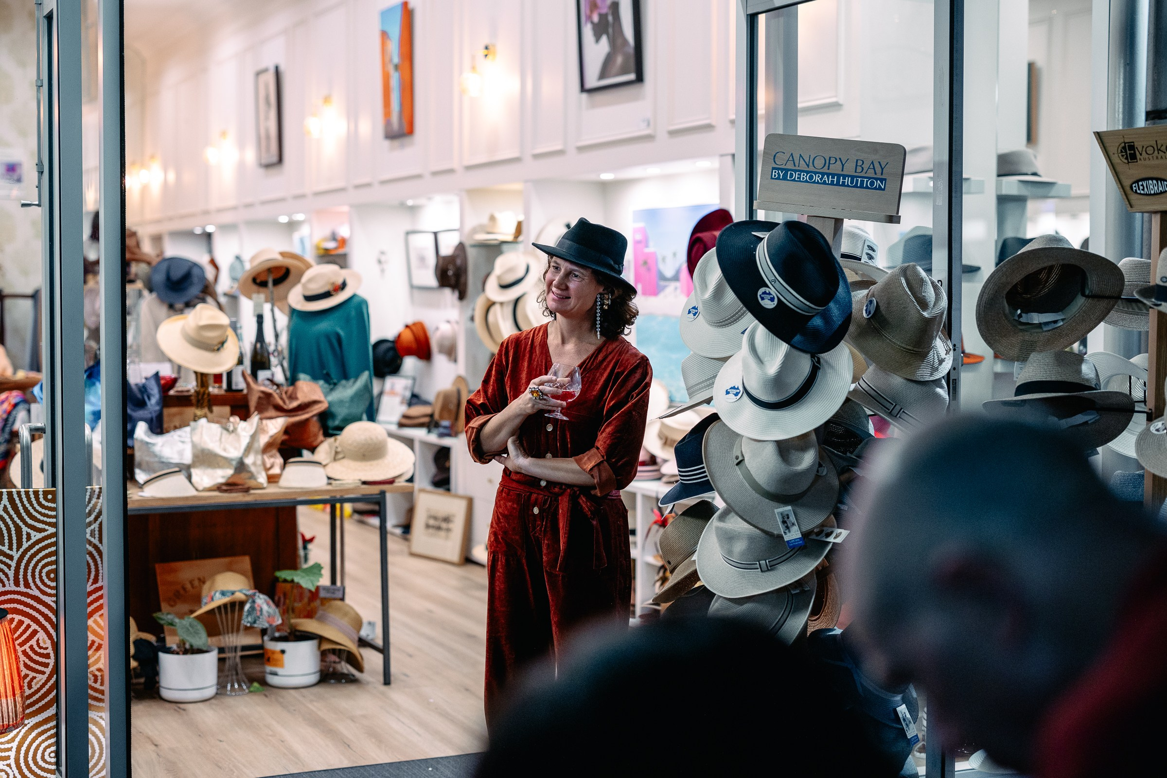 Product photoshoot for a hat store