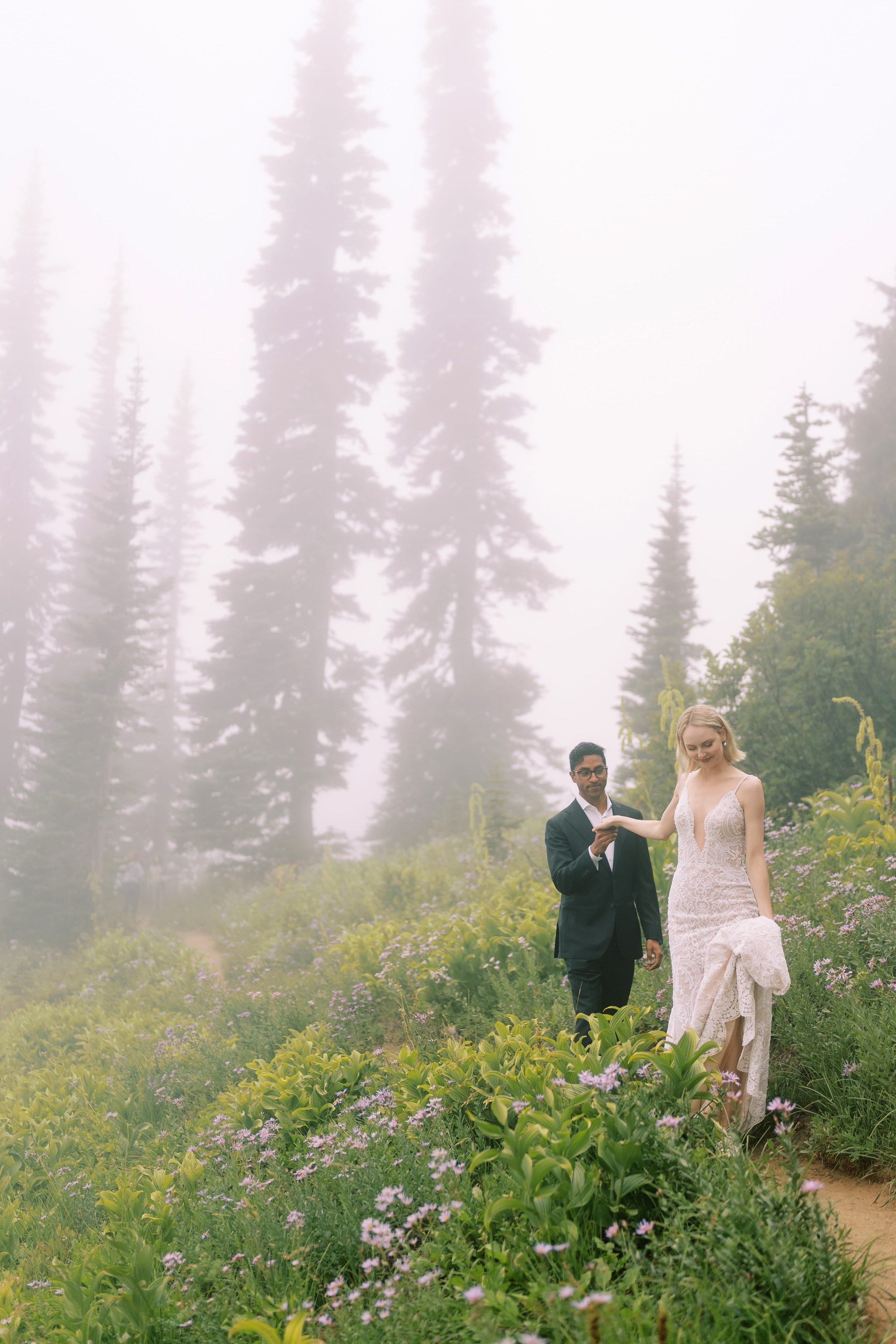 Rachel & Ryan Wedding photoshoot. August 2024. Little Tipsoo Lake, WA Day 2. EVAN ARISTOV WEDDING PHOTOGRAPHY — Seattle Wedding Photographer