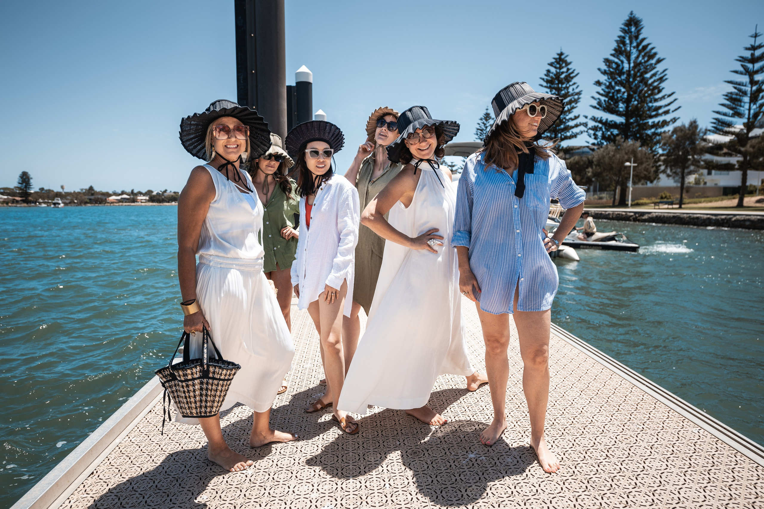 Green Duck Society — House Boats Mandura (Hats photoshoot)