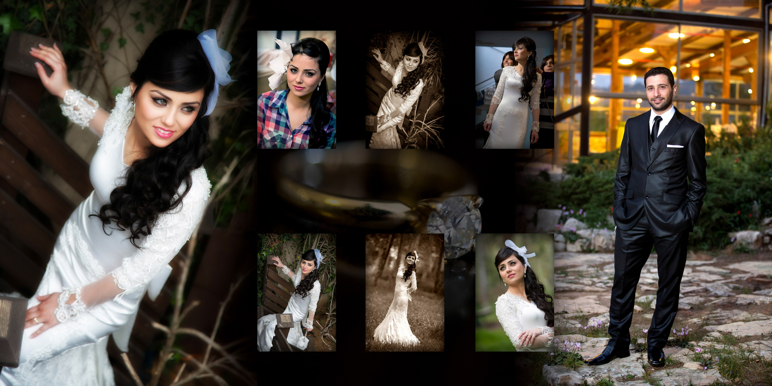 Hedva & Avi. Wedding and events photographers Studio Shalom
