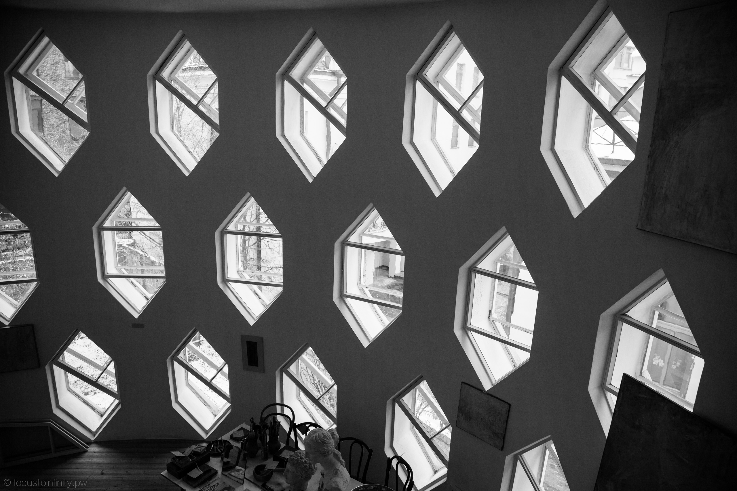 Melnikow-Haus in Moskau. Maria Chistyakovа — Fotografin in Karlsruhe, Baden-Baden und Umgebung