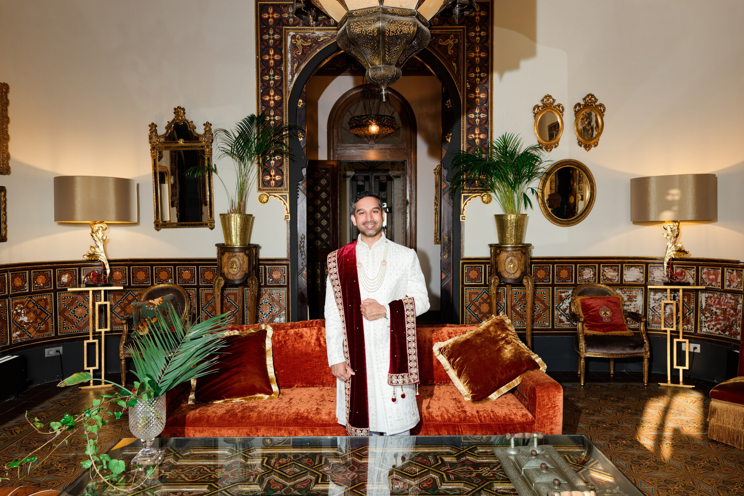 Indian wedding at Gran Villa Rosa, Barcelona