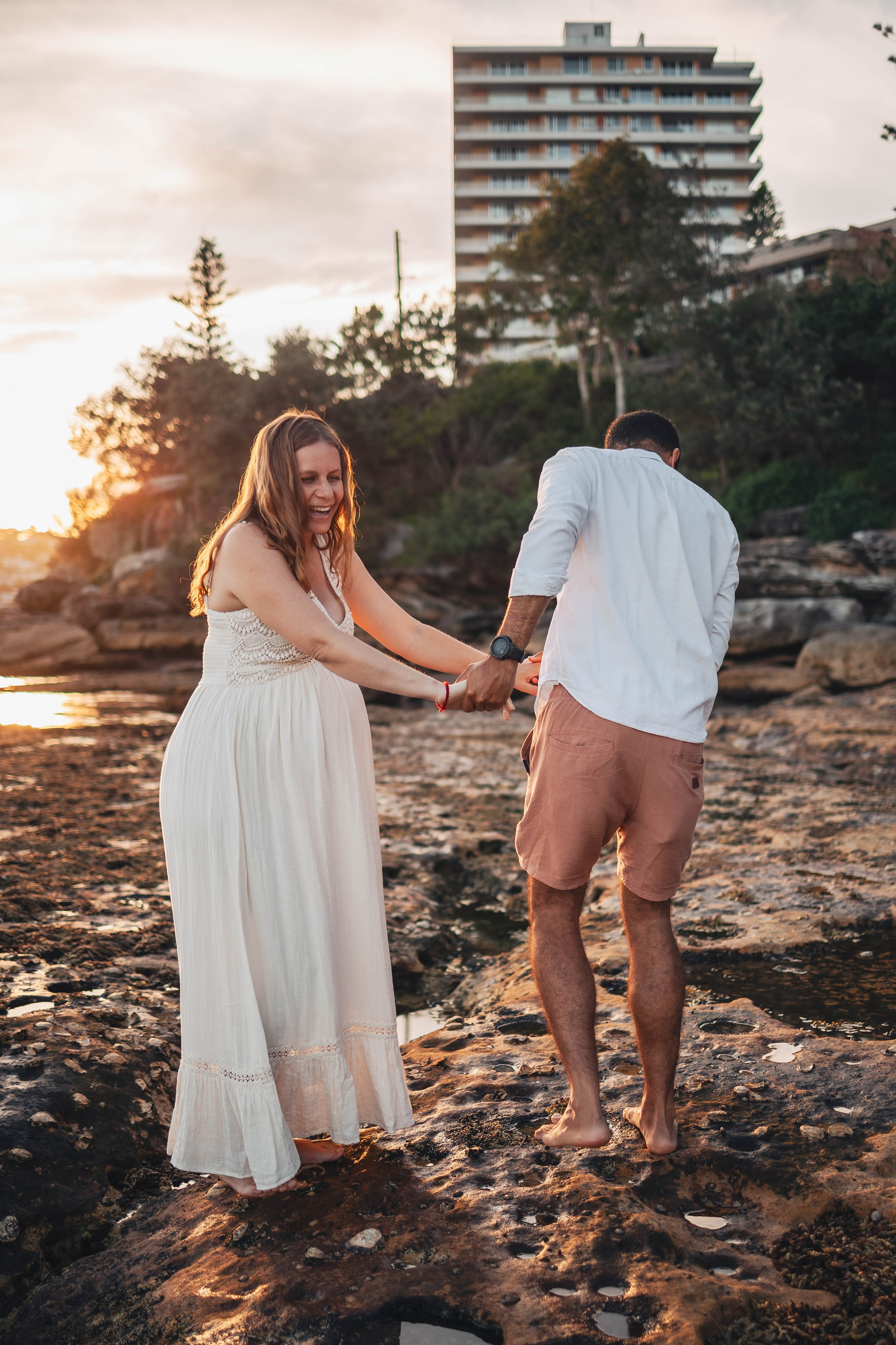 Heather + Tulio + Pregnant + Christmas. True Story Photography