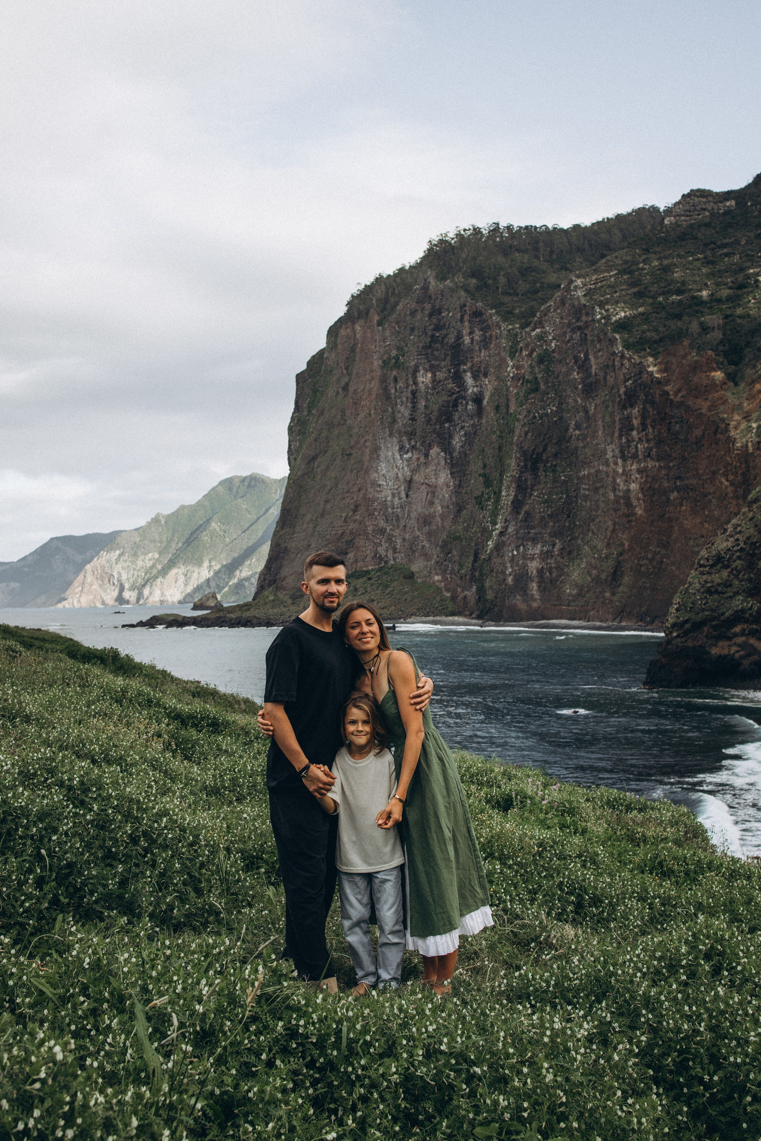 Playful outdoor family session on Madeira