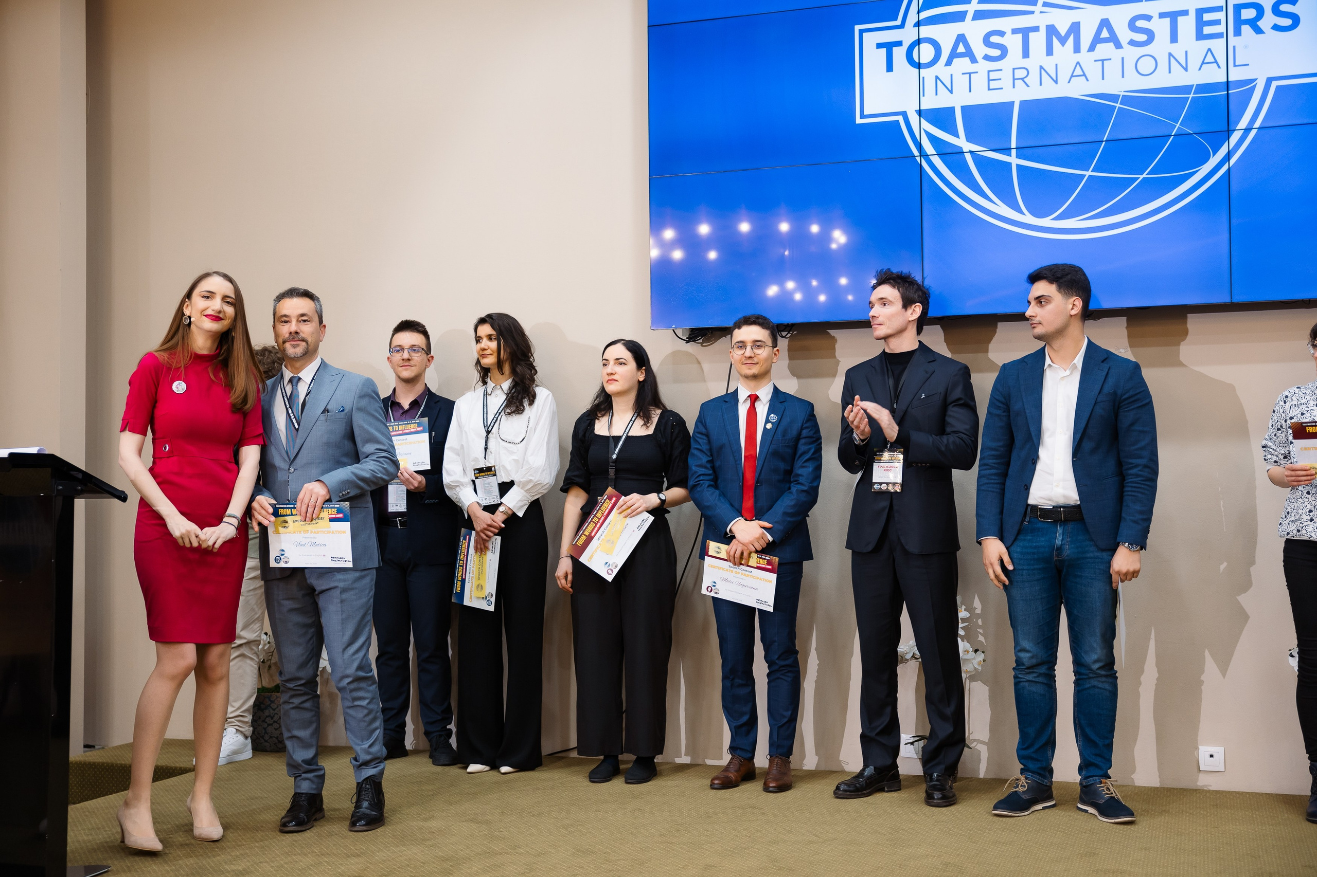 Toastmasters Conference. Marius Ciocan