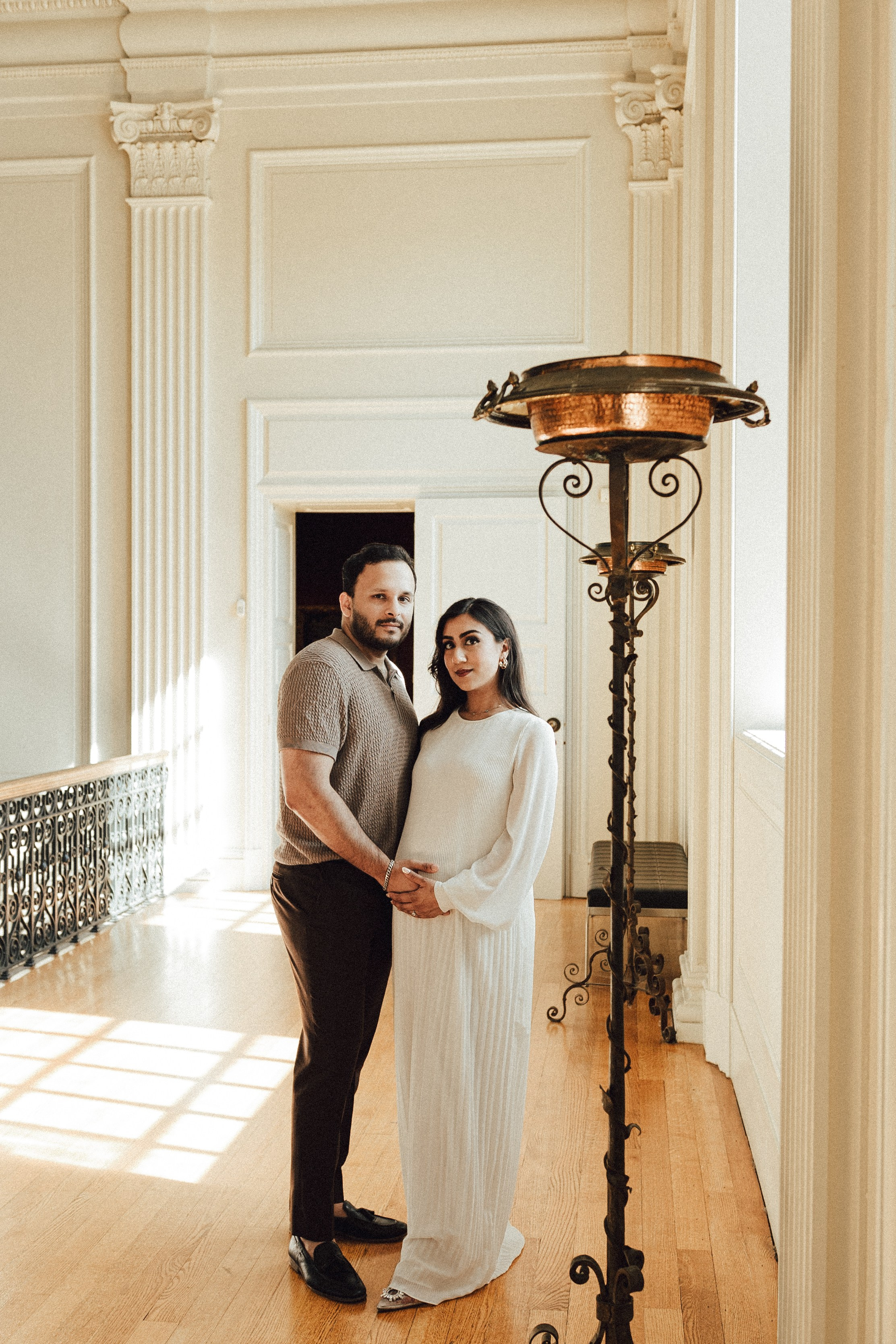 Baby Rahman Announcement. Sara Eulalia | Virginia Photographer