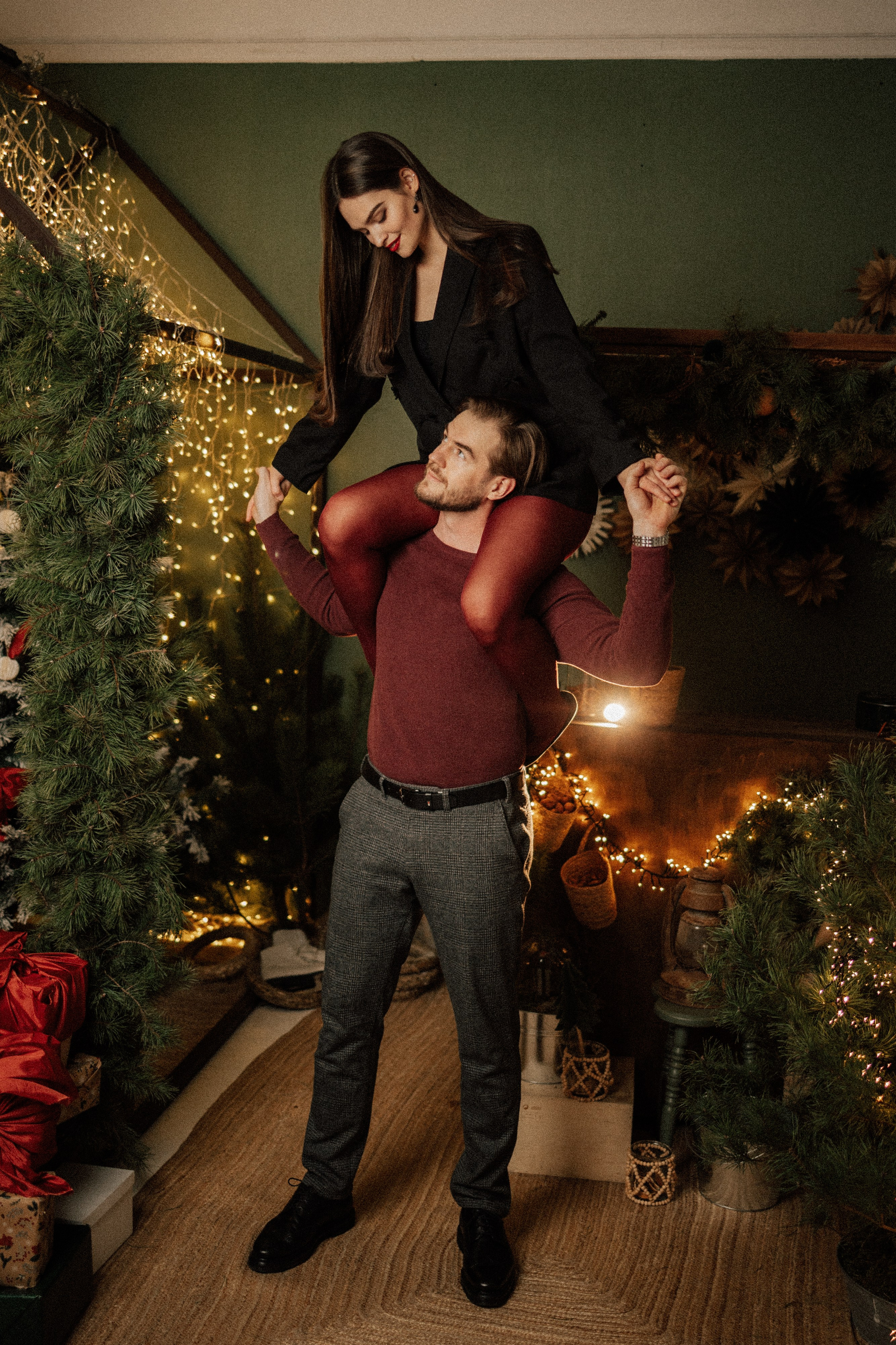 Christmas photoshoot. Destination wedding and fashion photographer in Riga Igor Davidovich