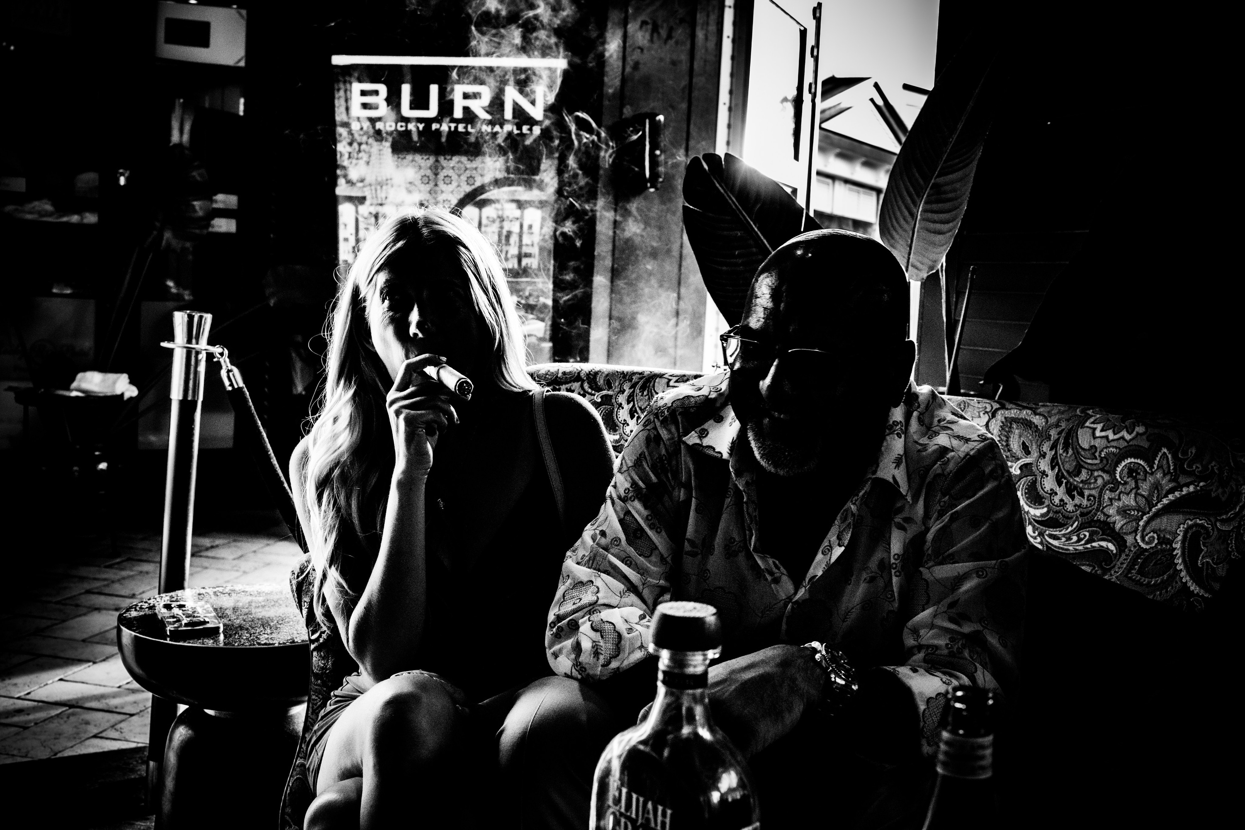 Burn Black and White Series. Out and About 239