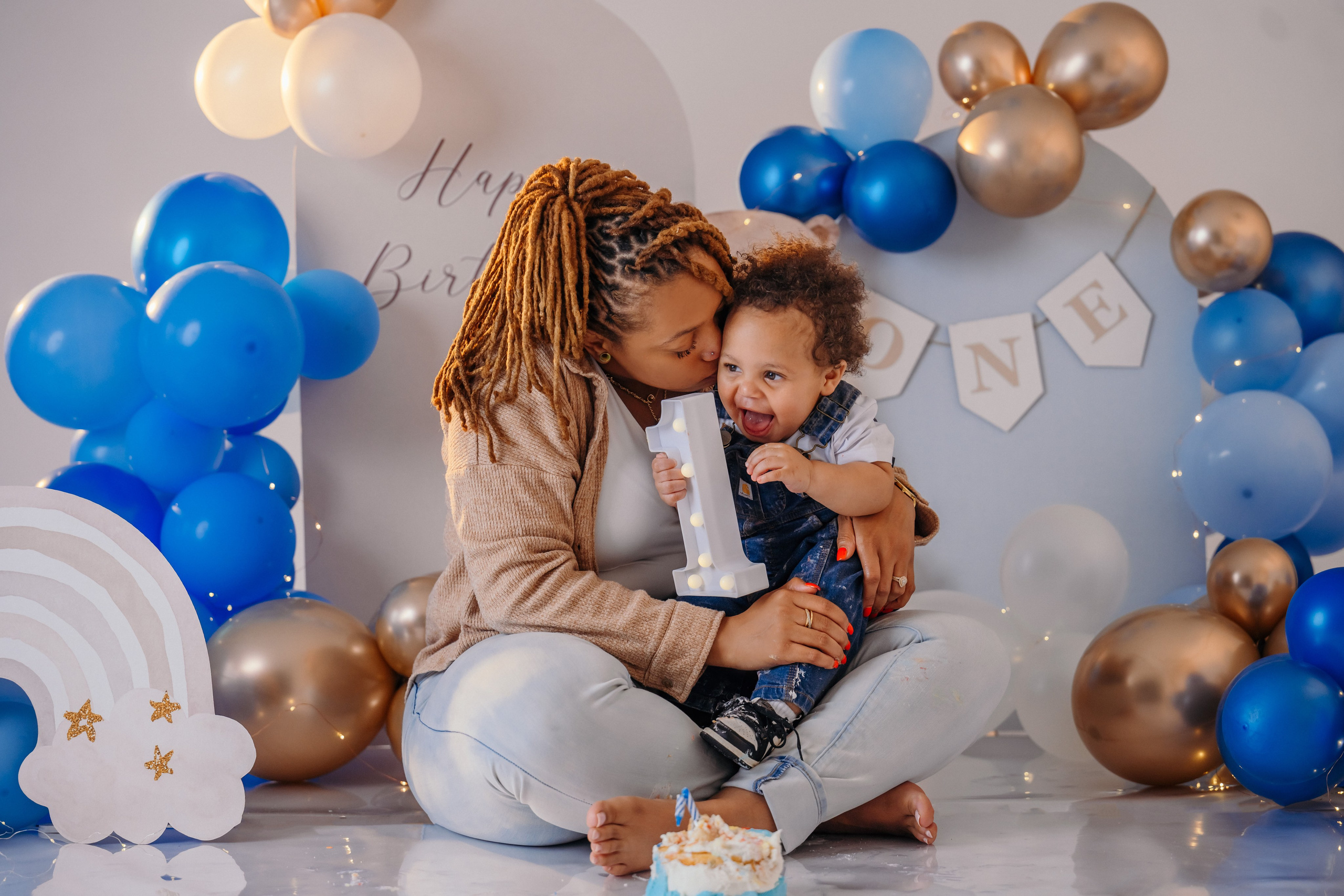 Happy Baby. Wedding, maternity and family photographer in Charlotte Tasha Minn