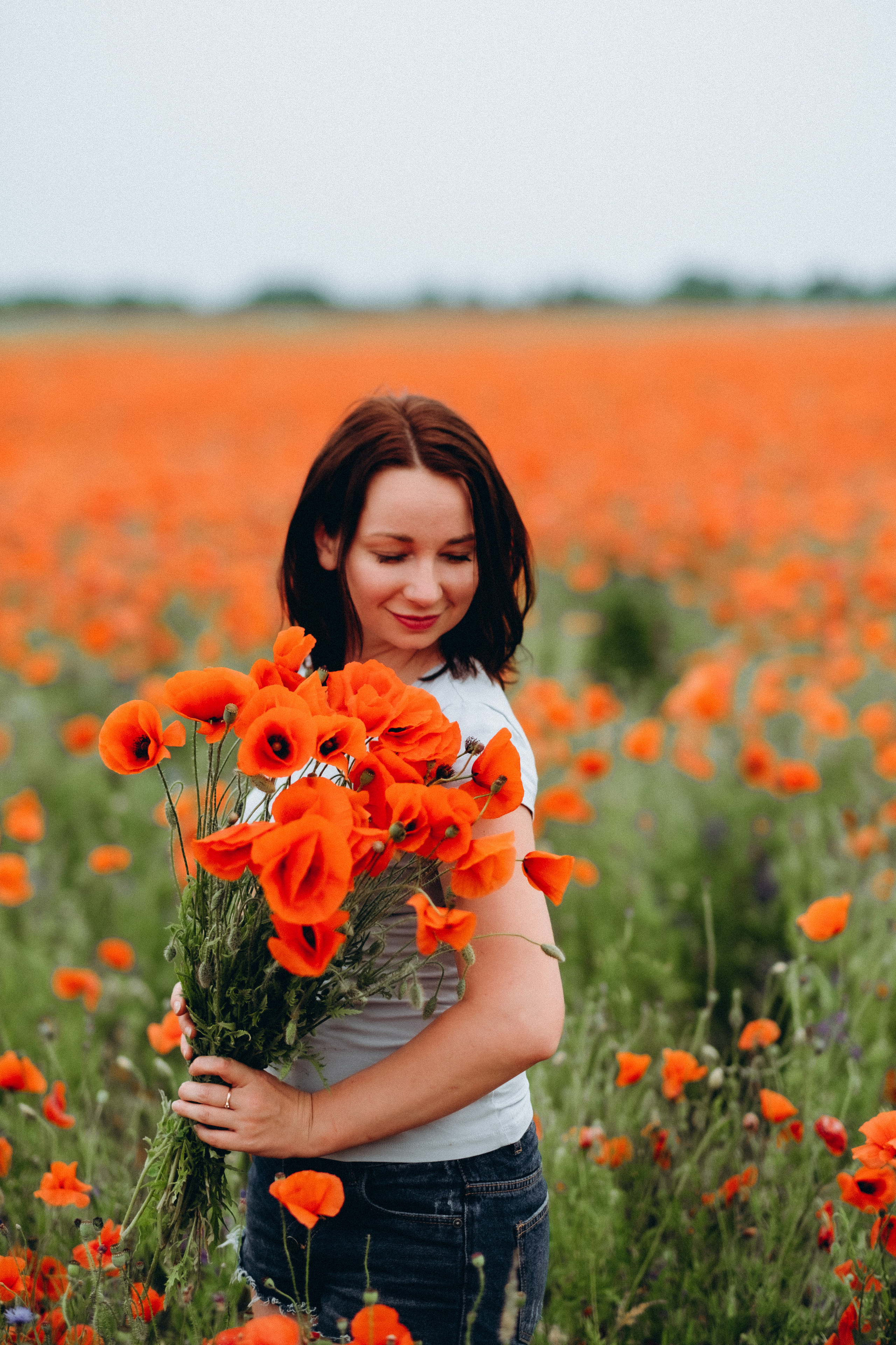Fotosesija magoņu laukā. Kāzu × Ģimenes notikumu fotografs Edgars Kalniņš