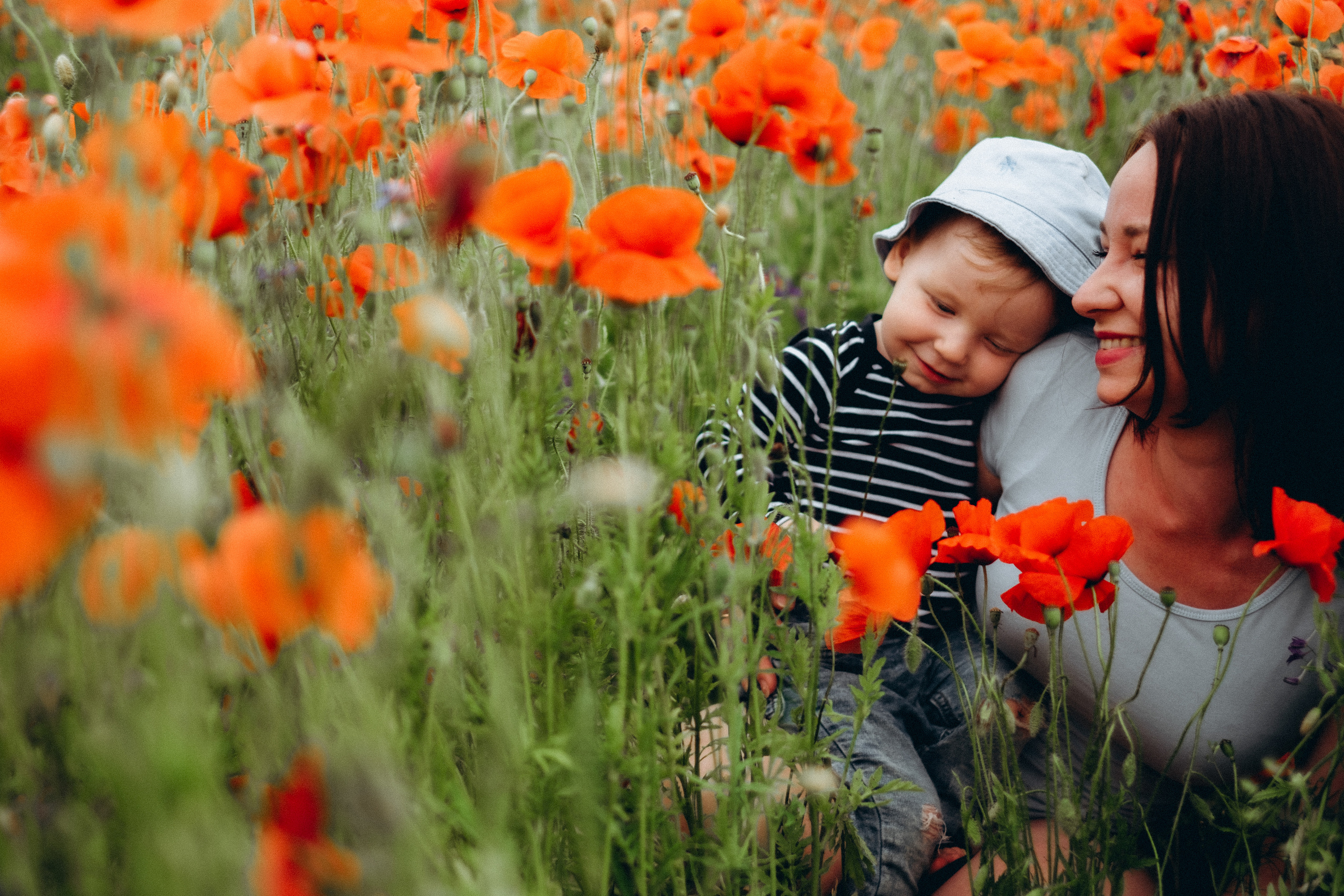 Fotosesija magoņu laukā. Kāzu × Ģimenes notikumu fotografs Edgars Kalniņš