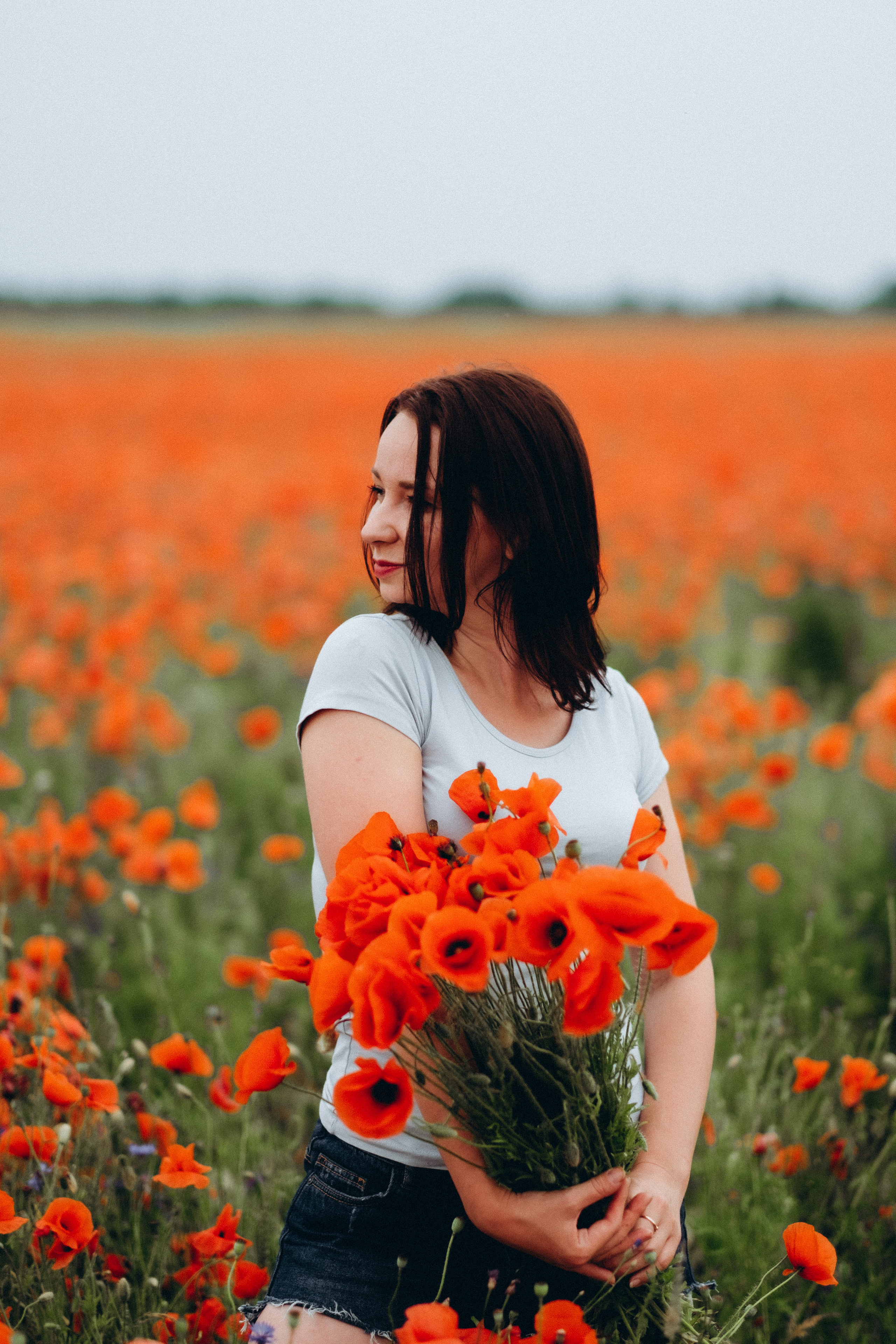 Fotosesija magoņu laukā. Kāzu × Ģimenes notikumu fotografs Edgars Kalniņš